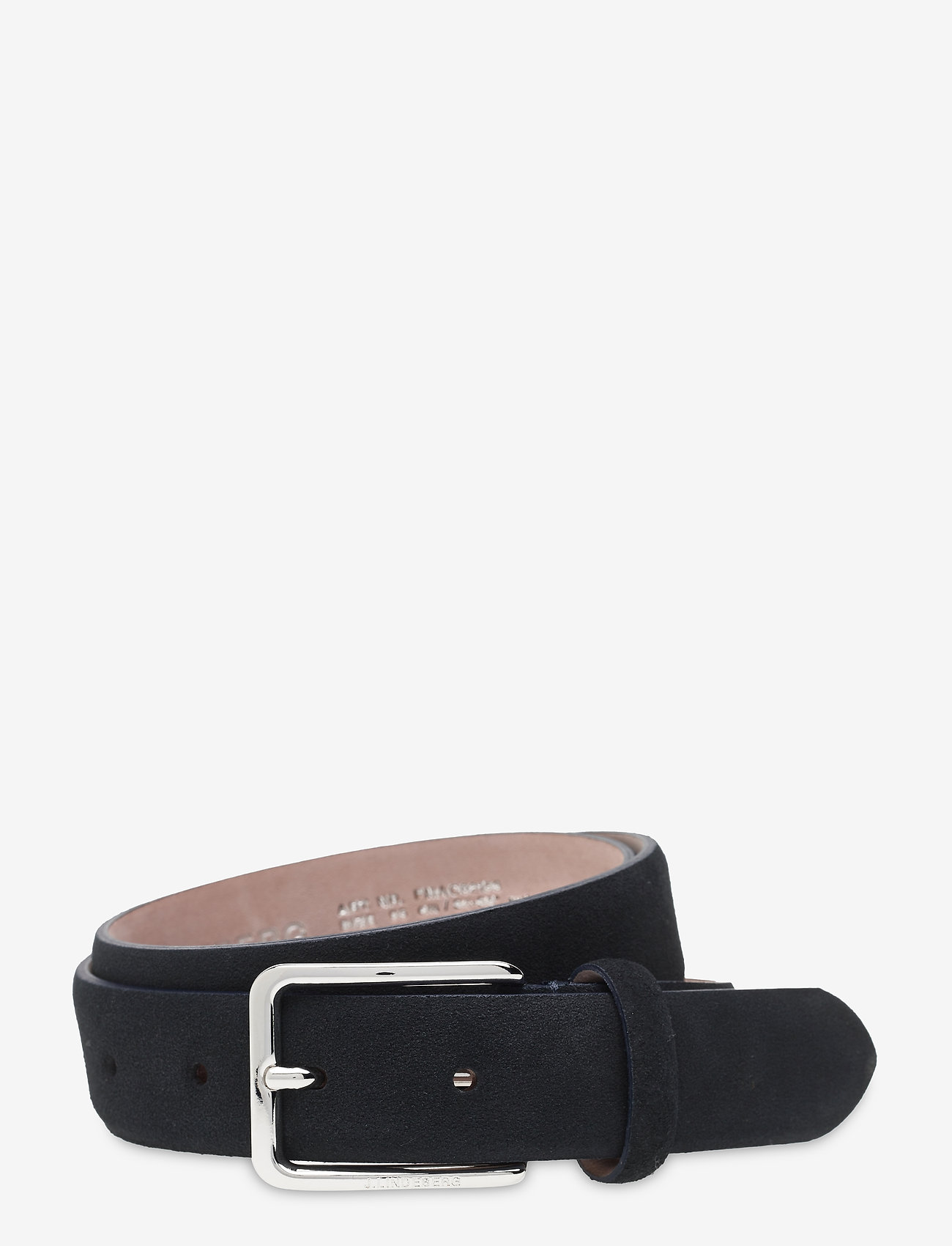 J. Lindeberg - Bobby Belt-Suede Leather - jl navy - 0