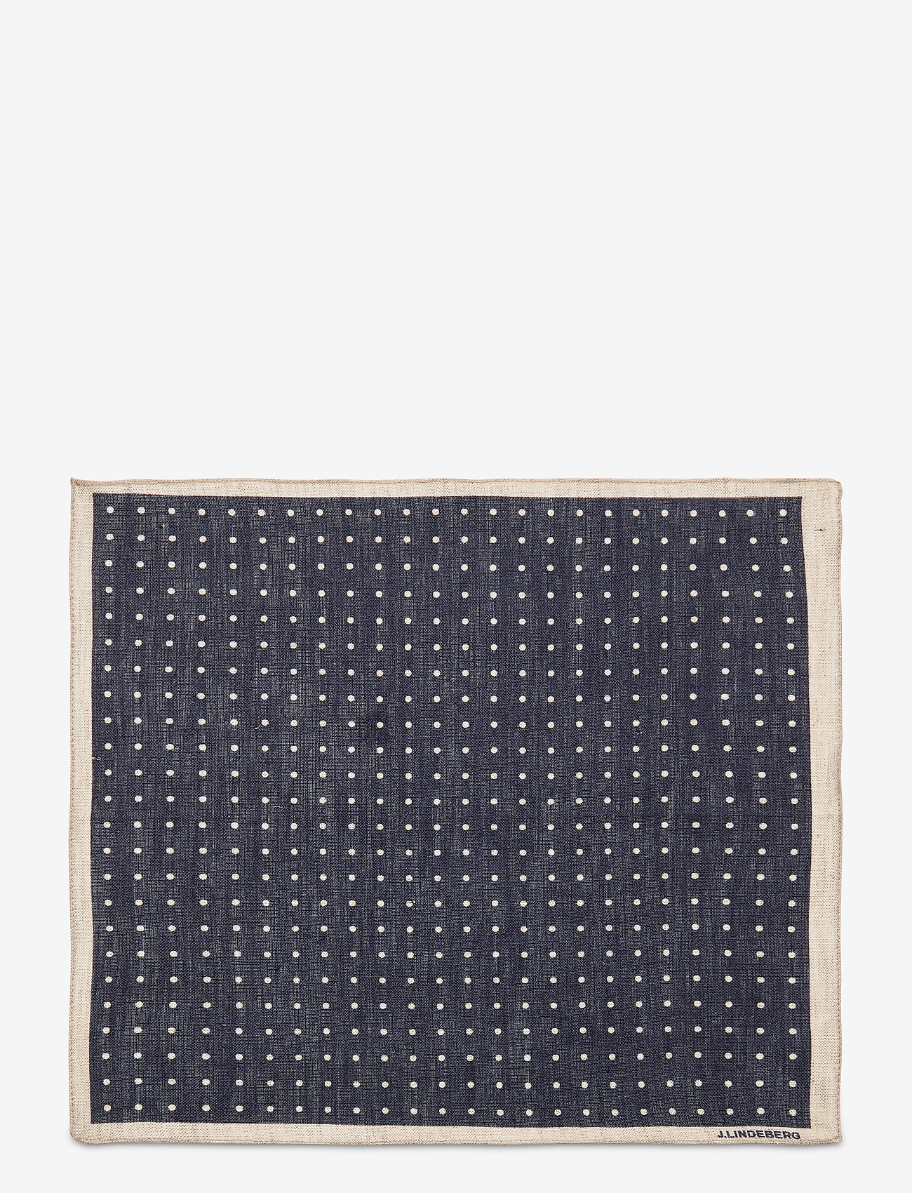 J. Lindeberg - 28 Pocket Square Printed Dot - jl navy - 1