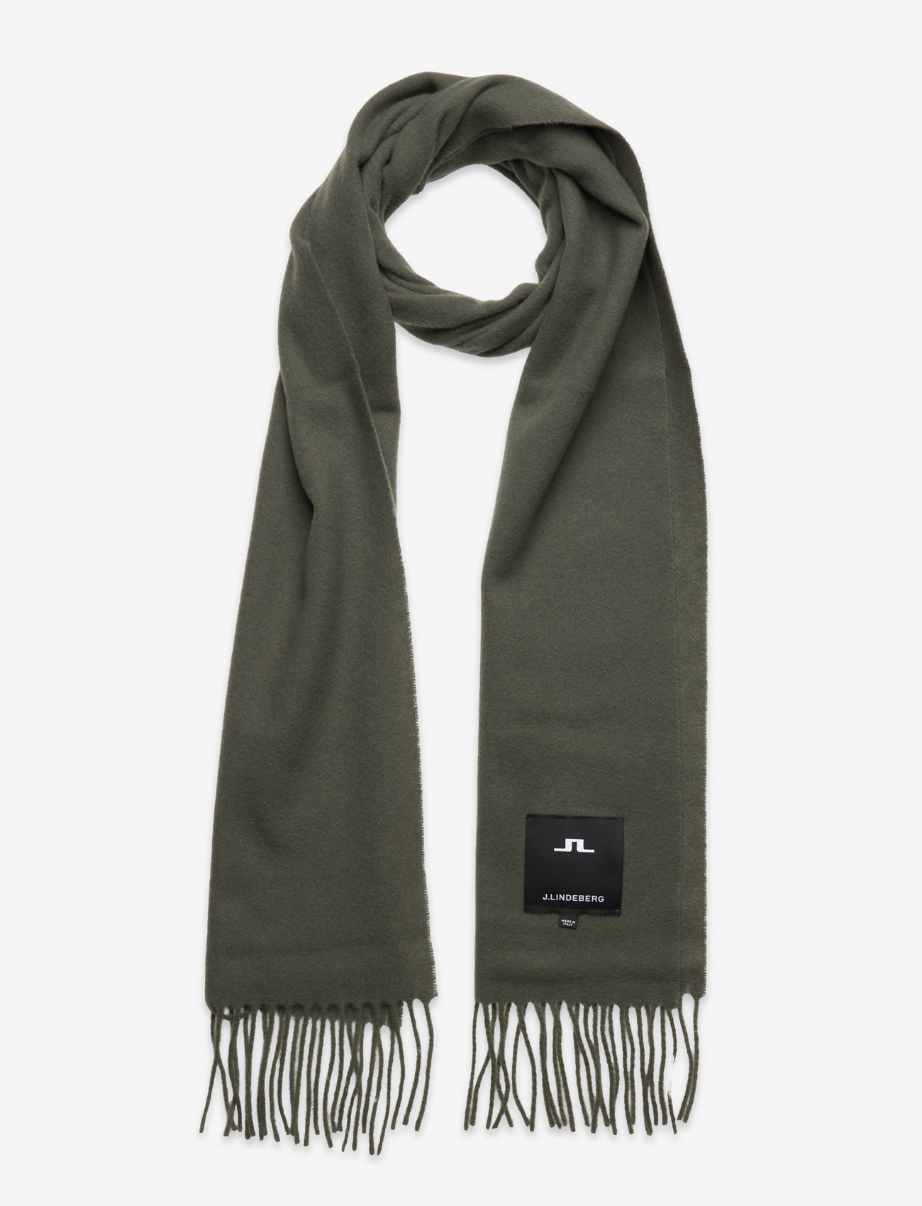 J. Lindeberg - Champ Solid Wool Scarf - forest green - 0