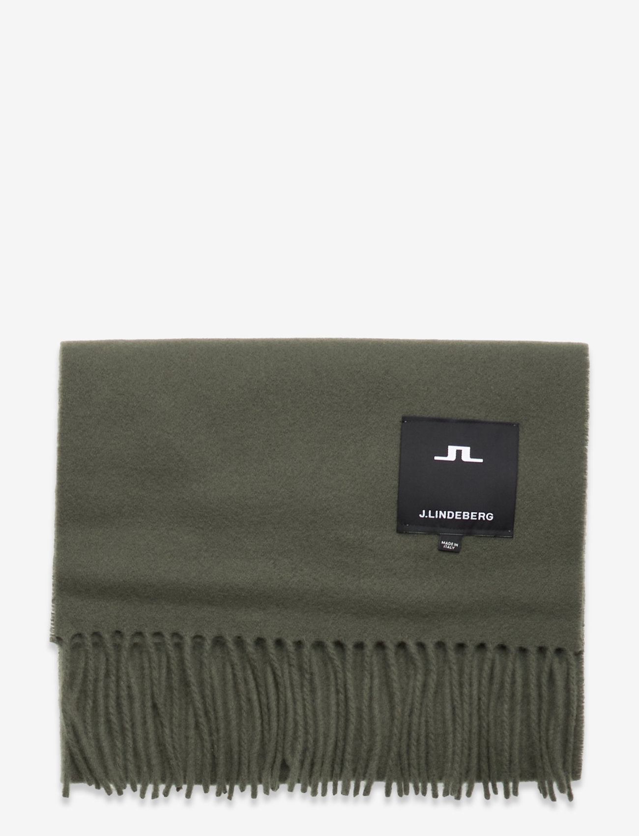 J. Lindeberg - Champ Solid Wool Scarf - forest green - 1