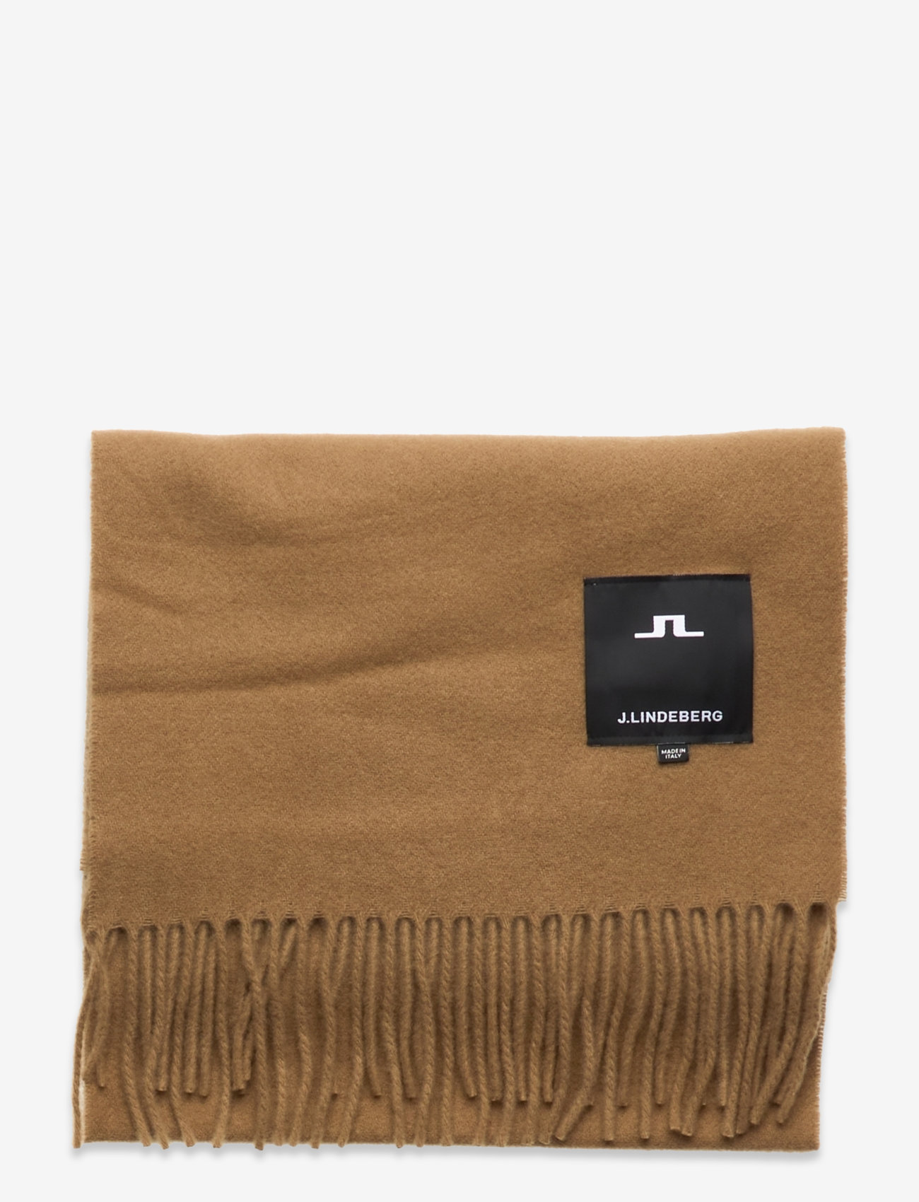 J. Lindeberg - Champ Solid Wool Scarf - tiger brown - 1