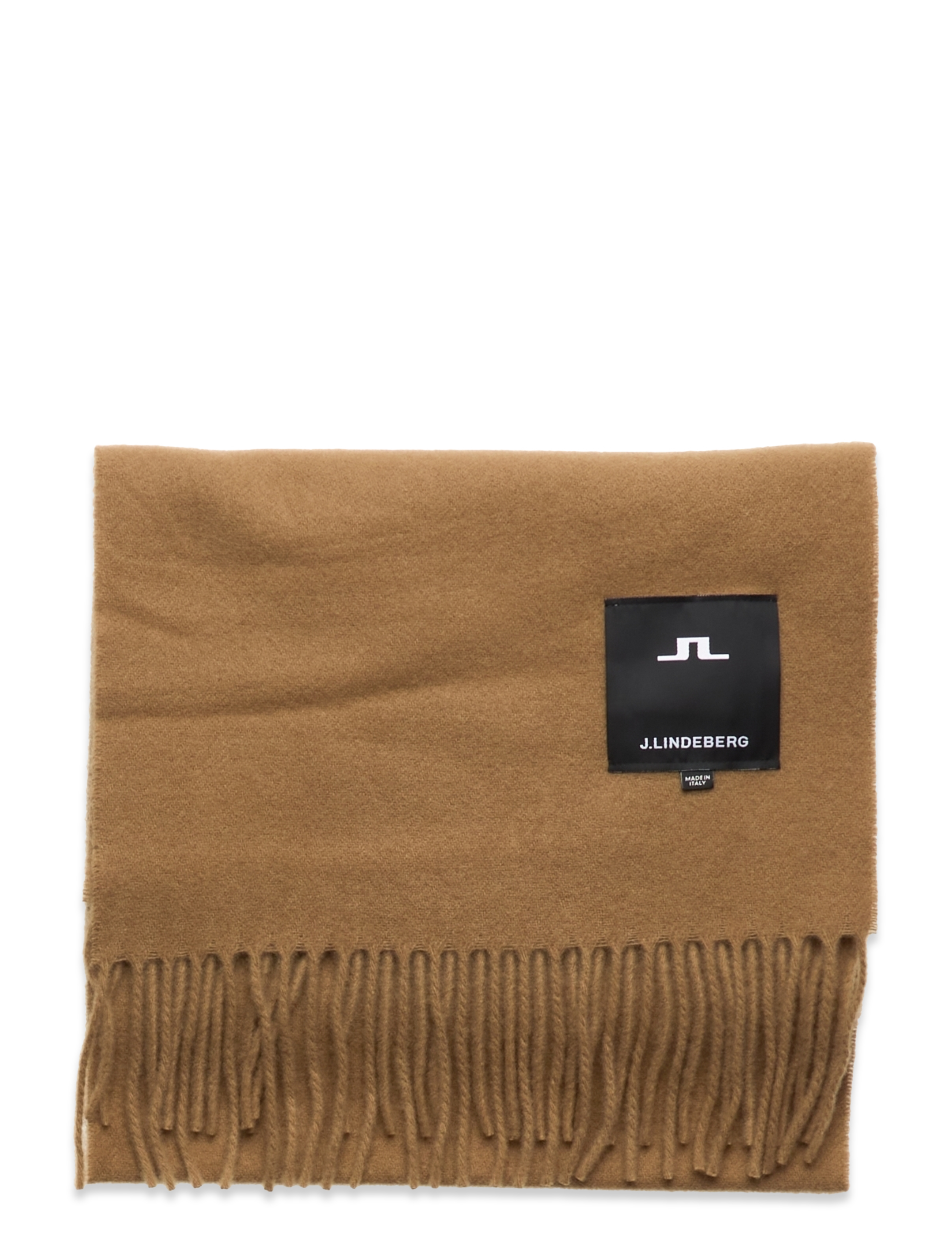 J. Lindeberg - Champ Solid Wool Scarf - tiger brown - 1