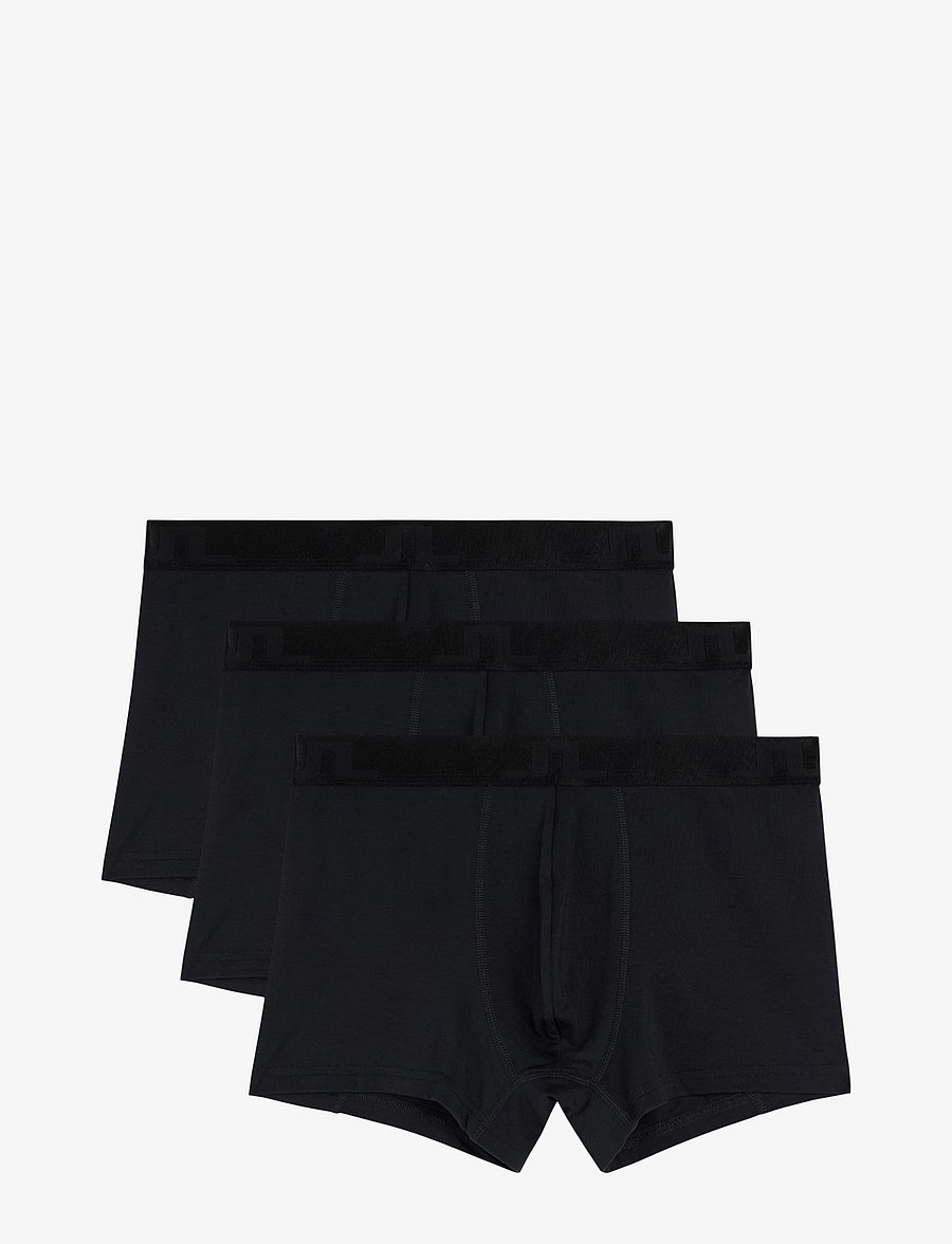 J. Lindeberg - Bridge Lyocell Boxer - unterhosen im multipack - black - 1