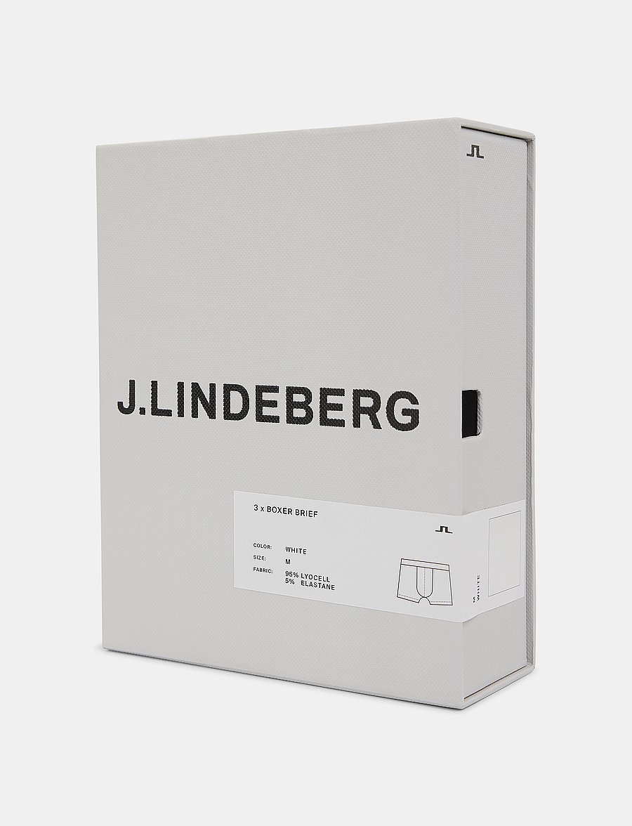 J. Lindeberg - Bridge Lyocell Boxer - multipack kalsonger - white - 4