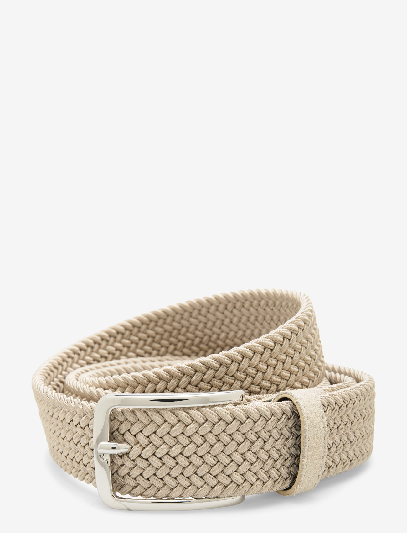 J. Lindeberg - Ben Braided Elastic Belt - moonbeam - 0