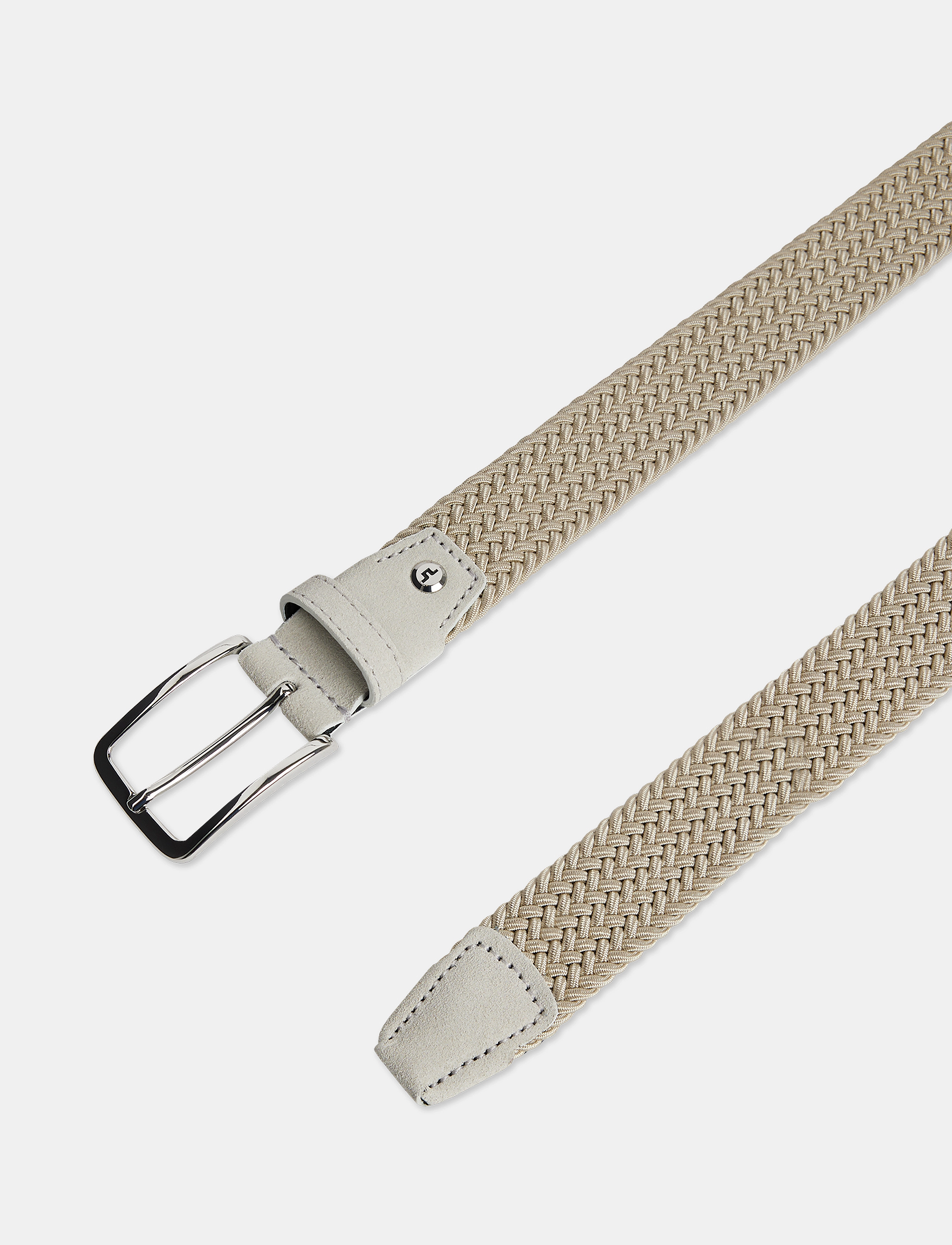 J. Lindeberg - Ben Braided Elastic Belt - moonbeam - 1