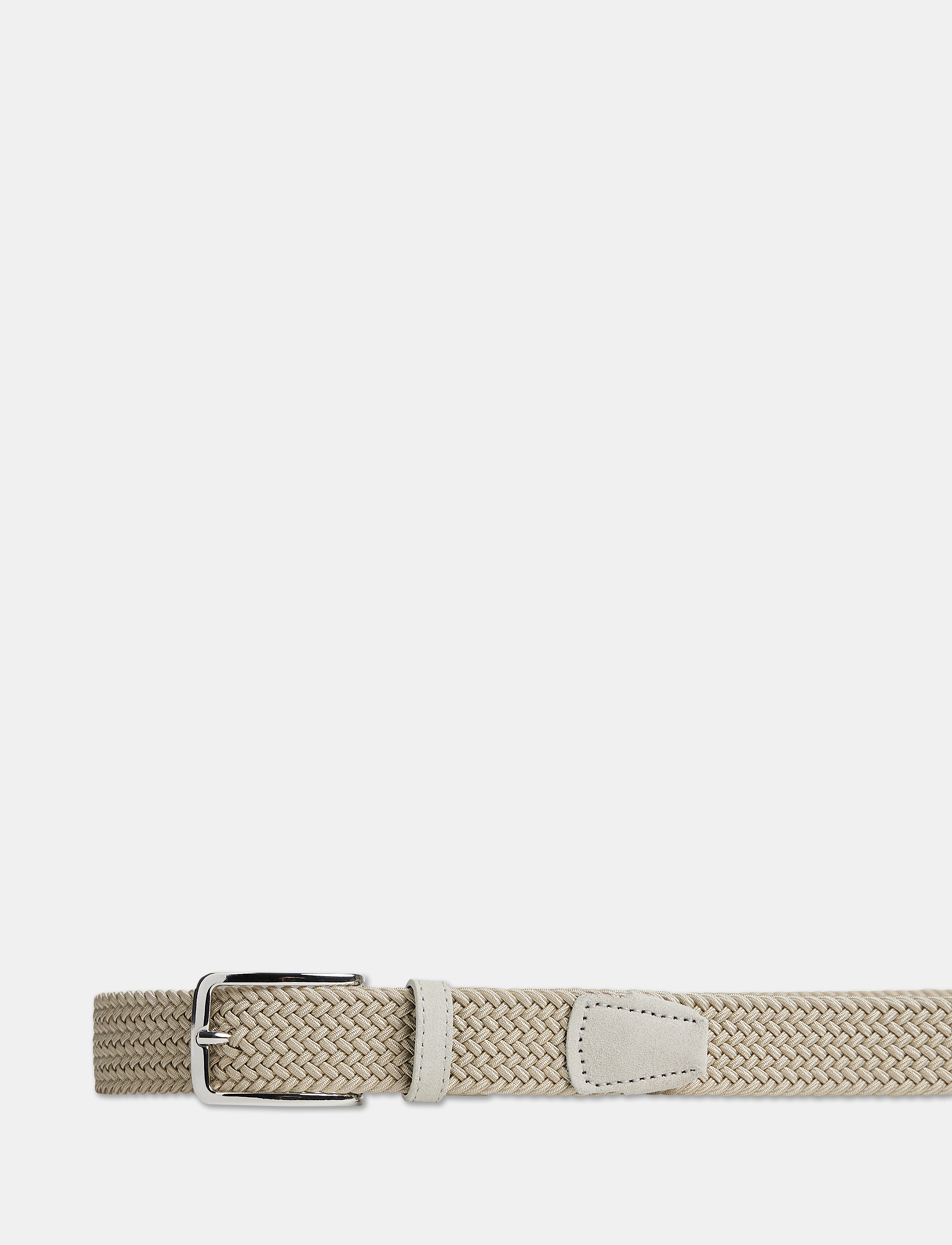 J. Lindeberg - Ben Braided Elastic Belt - moonbeam - 2