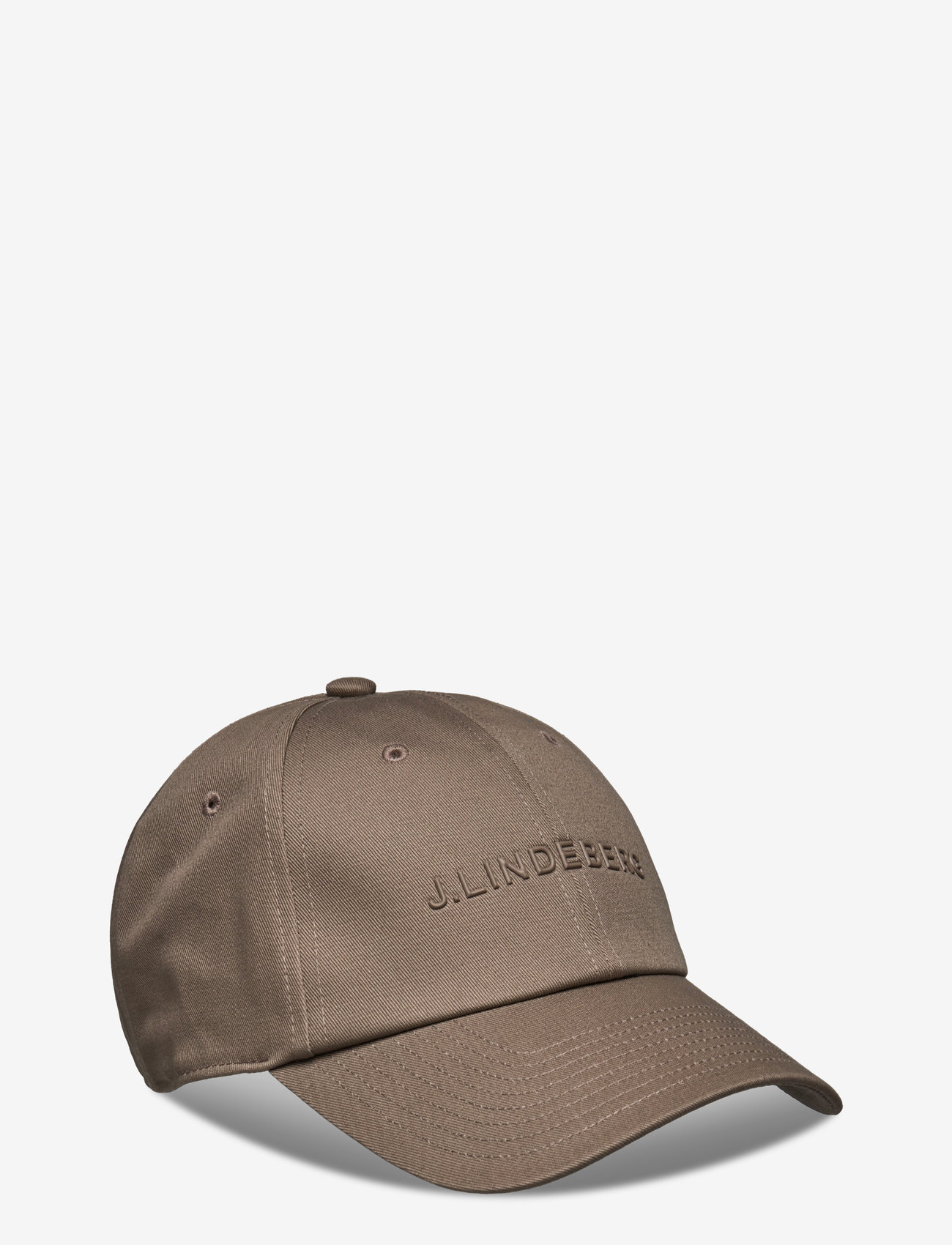 J. Lindeberg - Elijah Cotton logo Cap - walnut - 0