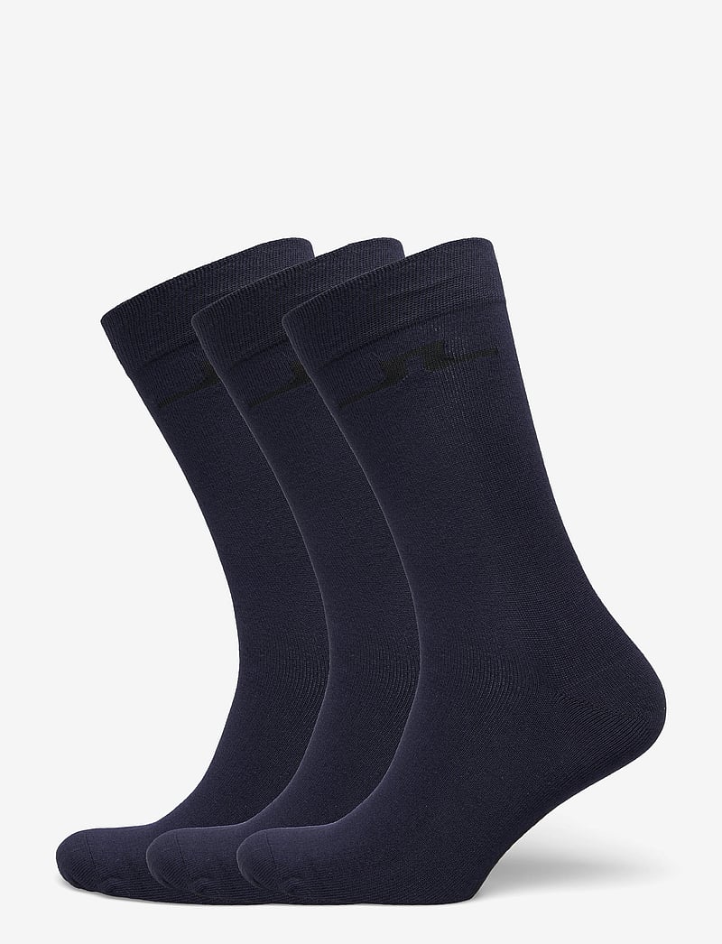 J. Lindeberg - Bridge Bamboo Sock - crew-socken - jl navy - 0