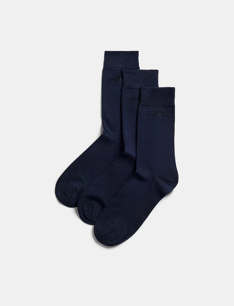 J. Lindeberg - Bridge Bamboo Sock - crew-socken - jl navy - 1