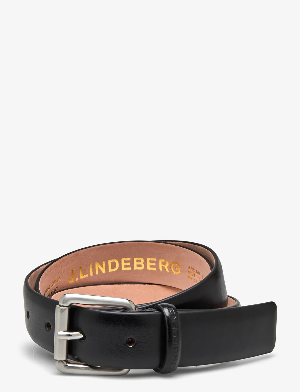 J. Lindeberg - Bill Leather Belt - klassisch gürtel - black - 0