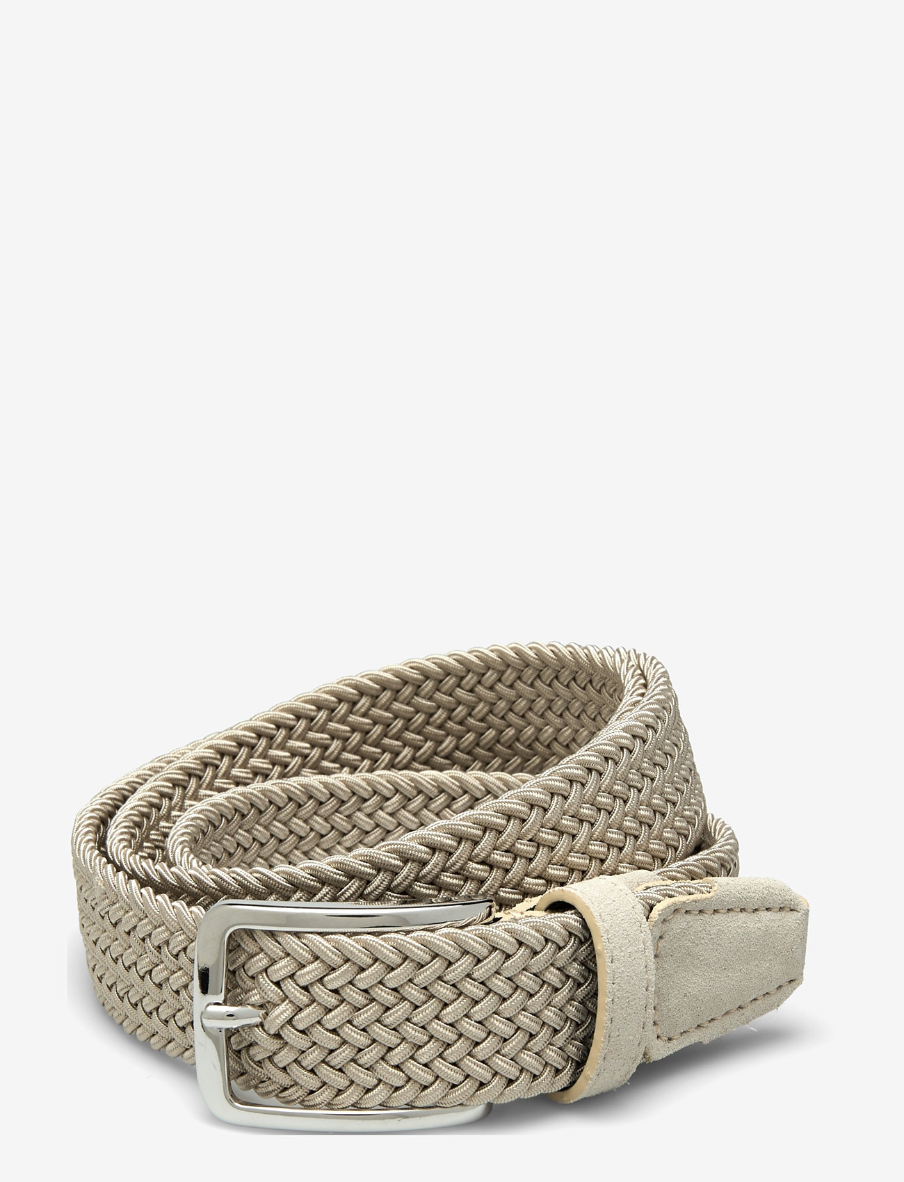 J. Lindeberg - Ben Braided Elastic Belt - moonbeam - 0