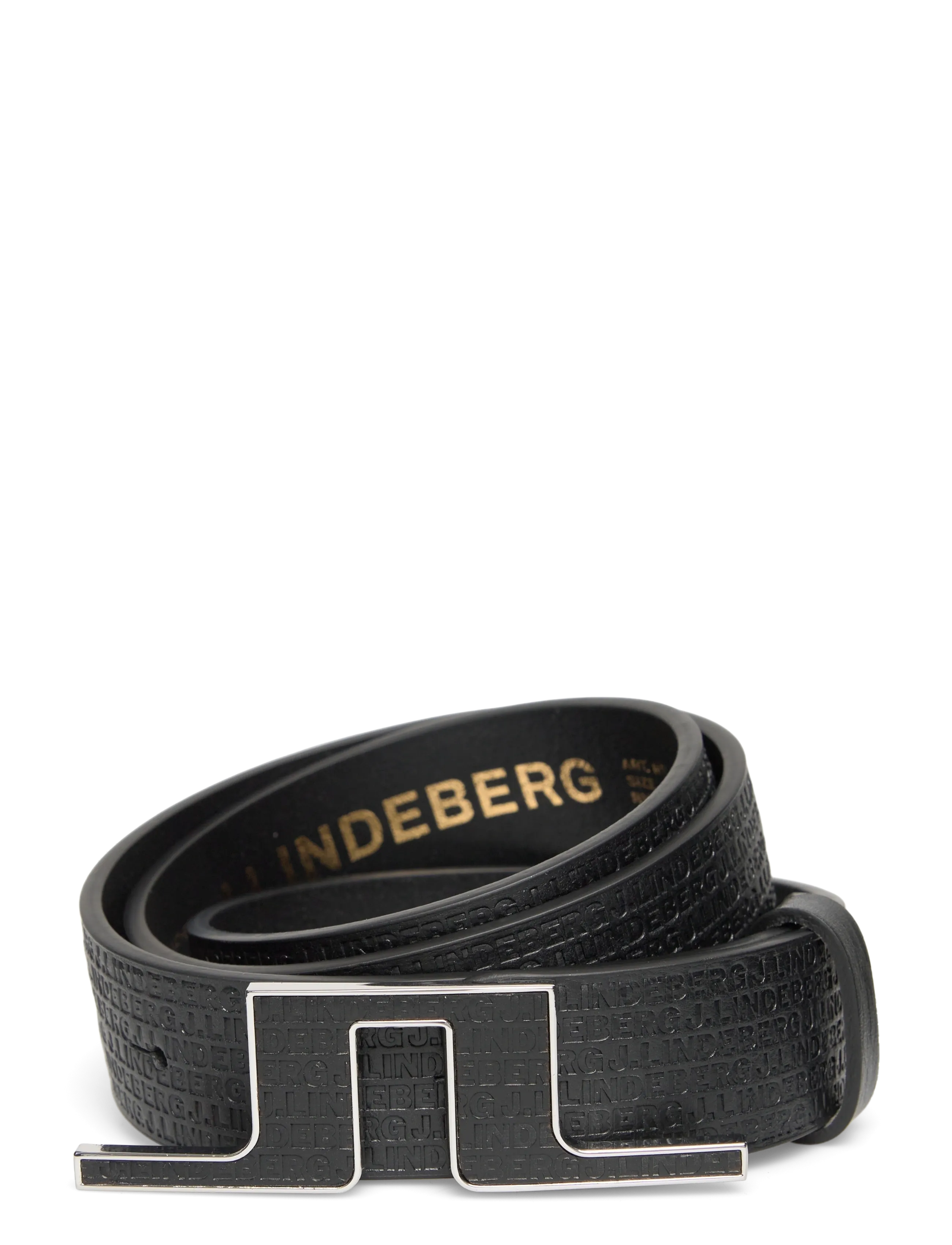 J. Lindeberg Bridge Belt, 90, Black, Bælter > Klassiske Bælter, Herre