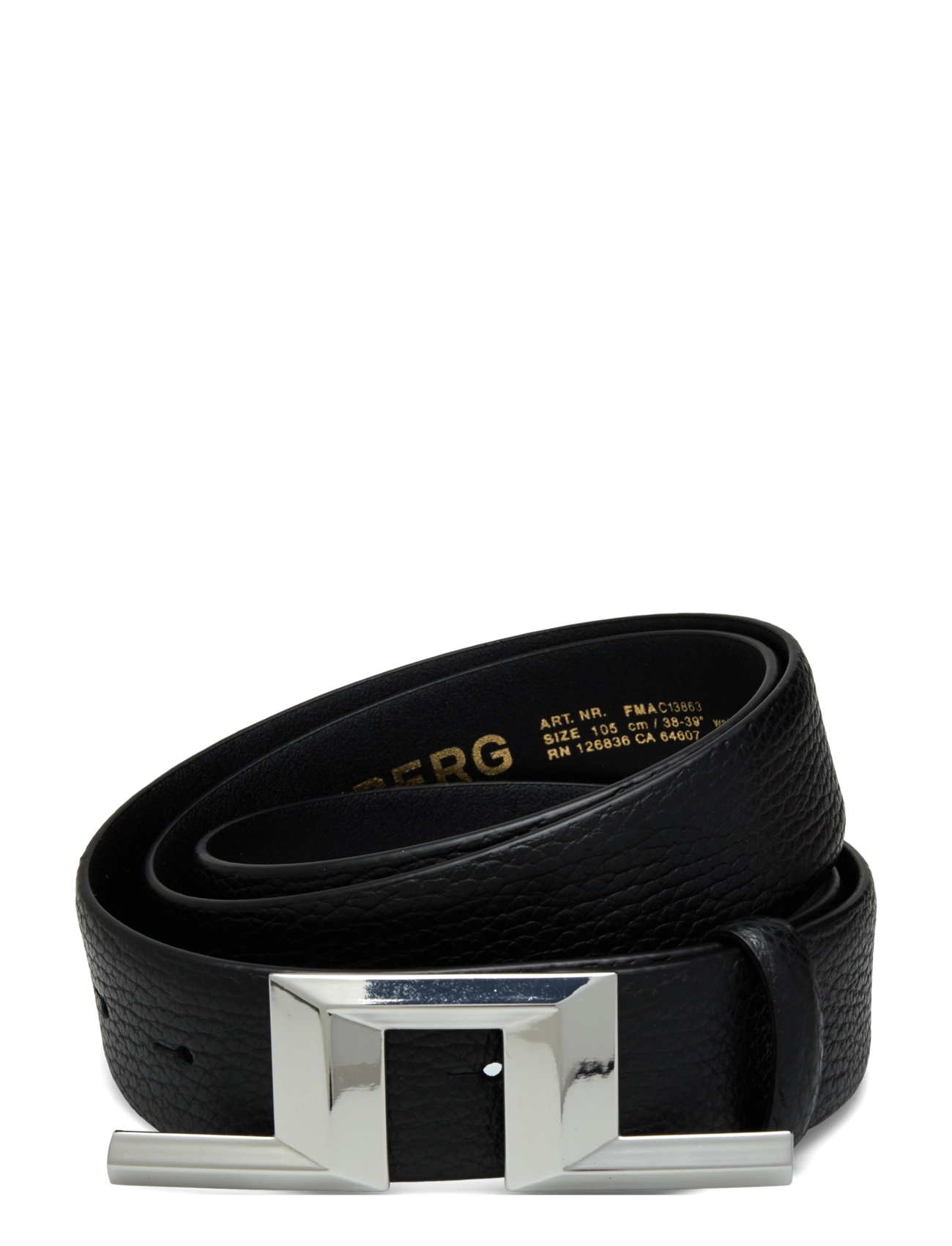 J. Lindeberg Rider Belt - 4 for 3 - BLACK / black