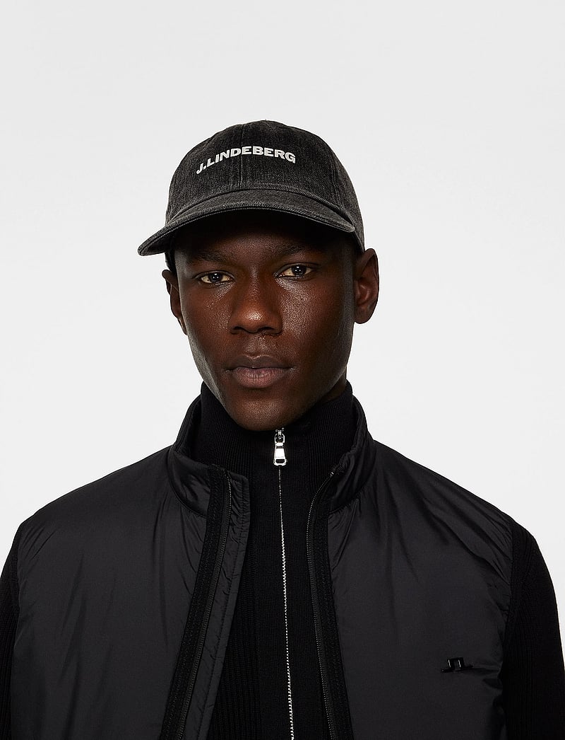 J. Lindeberg - Pitstop Washed Cotton Cap - kappen - black - 0