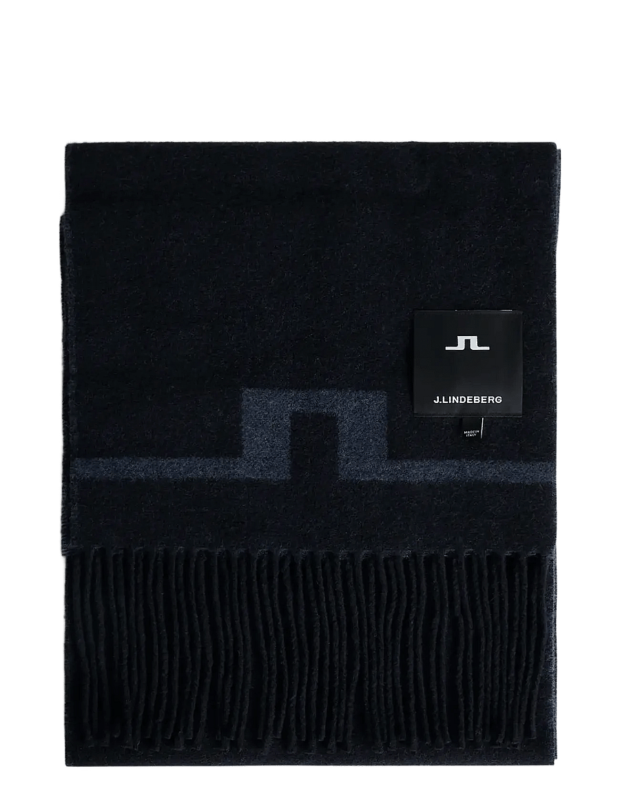 J. Lindeberg - Champ Double Sided Scarf - talvesallid - jl navy - 0