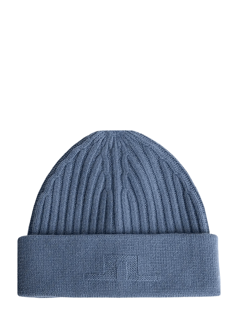 J. Lindeberg - Jive Wool Beanie - bonnets & casquettes - vintage indigo - 0