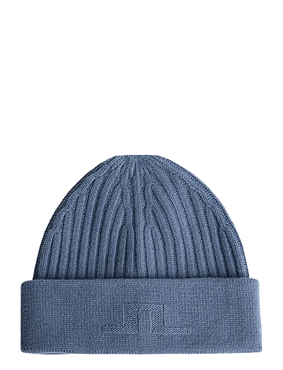 J. Lindeberg Jive Wool Beanie - Mützen - VINTAGE INDIGO / blue