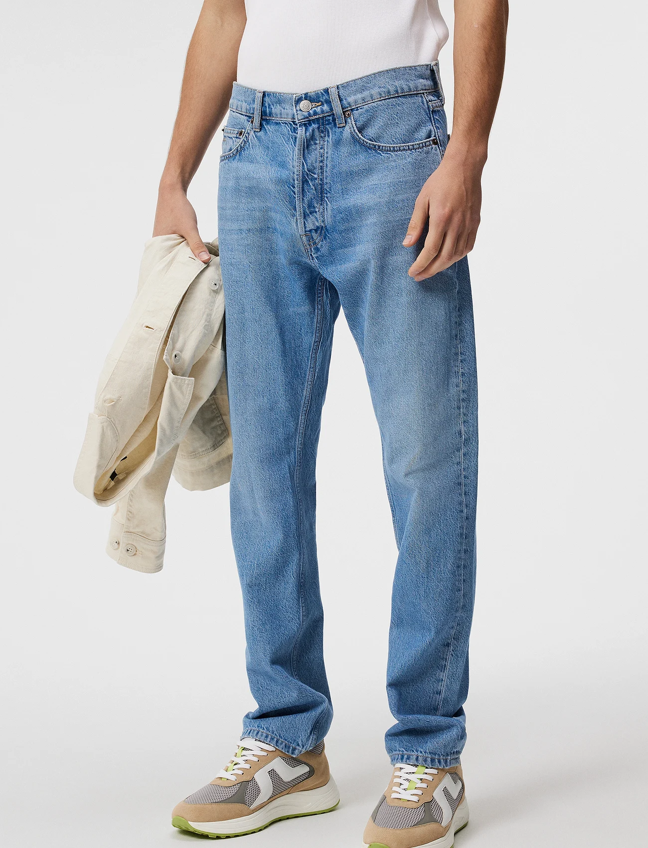 J. Lindeberg - Cody Washed Regular Jeans - nordic style - light blue - 0