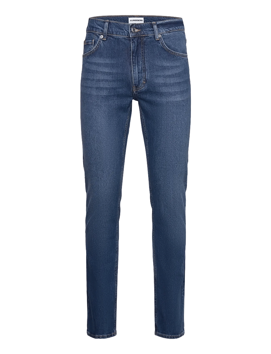 J. Lindeberg - Jax Mid Wash Slim Jeans - slim jeans - mid blue - 1