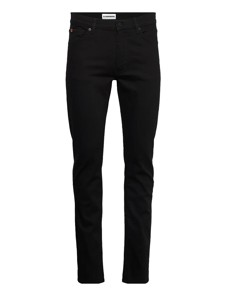 J. Lindeberg - Jax Stay Black Slim Jeans - kitsad teksad - black - 1