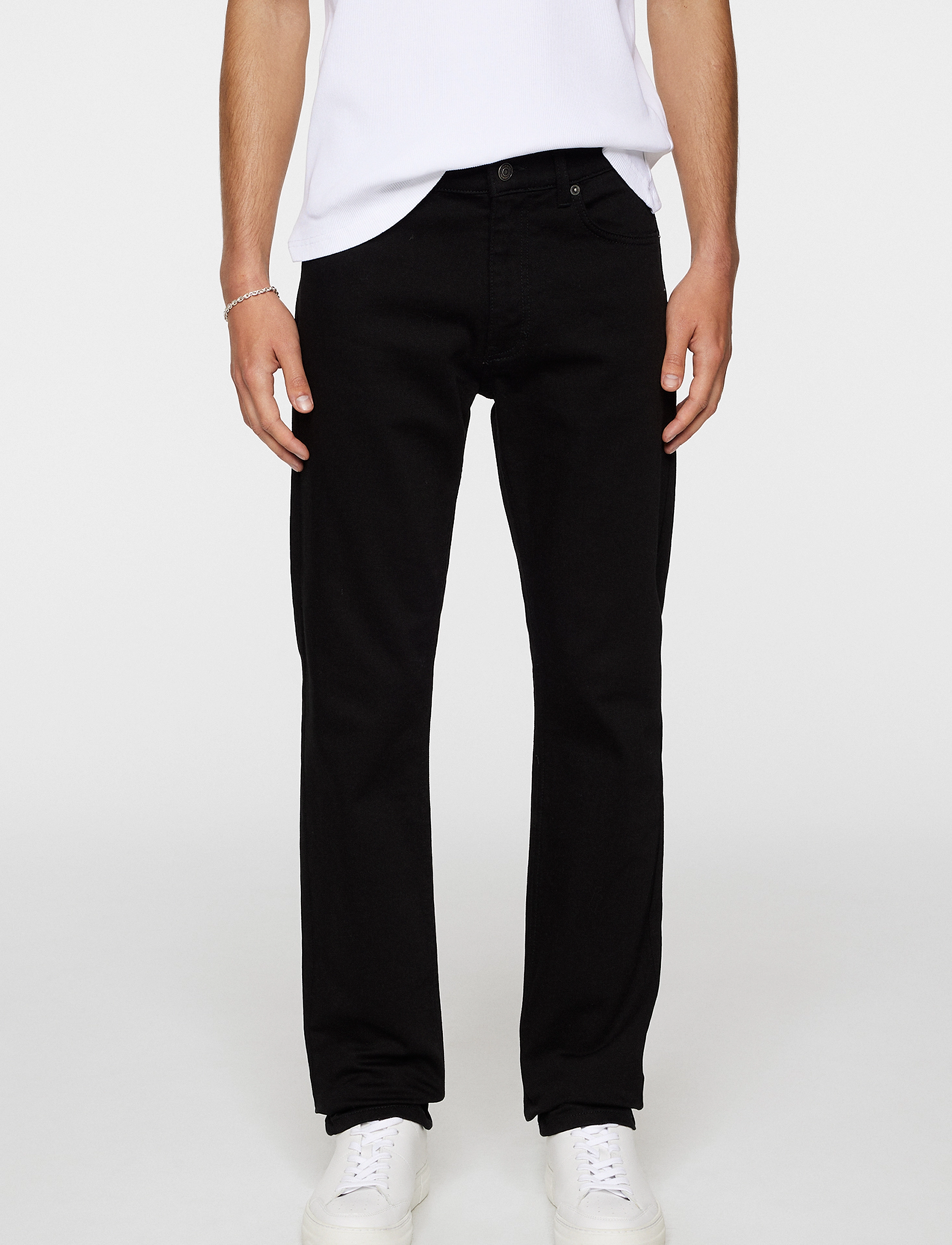 J. Lindeberg Jax Stay Black Slim Jeans, 32-32 x 32, Black, Jeans > Smalle, Herre