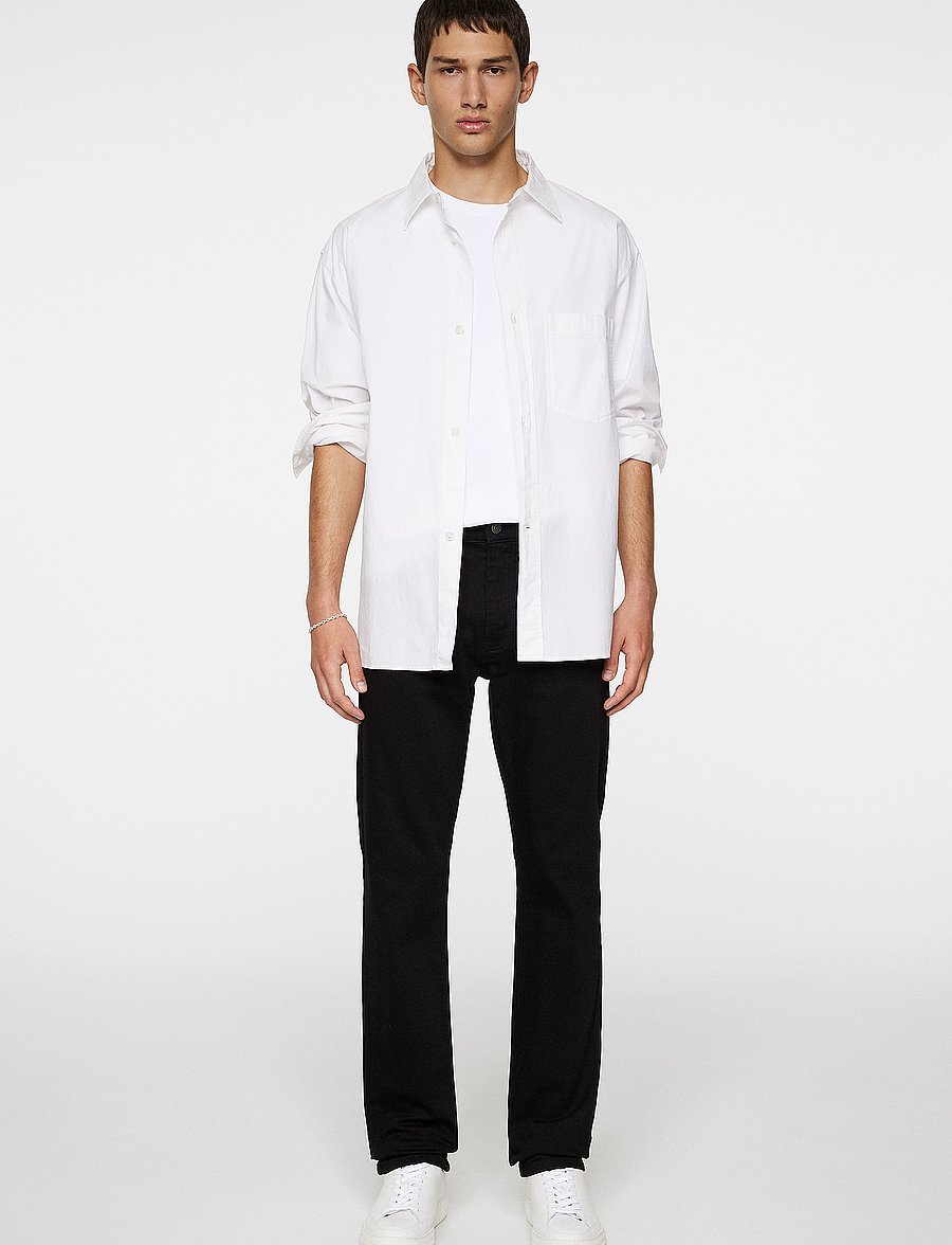 J. Lindeberg - Jax Stay Black Slim Jeans - kitsad teksad - black - 4