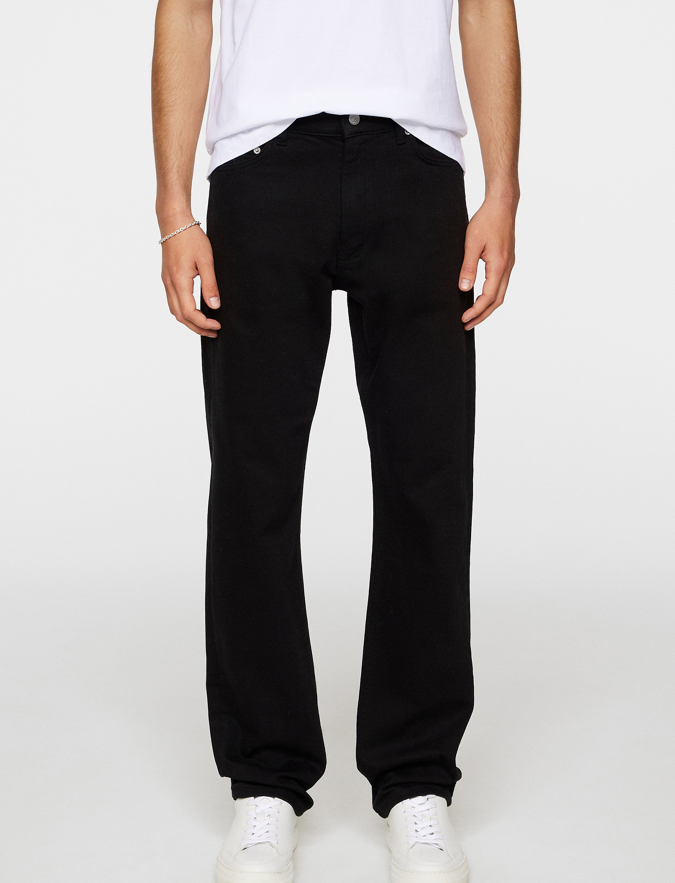 J. Lindeberg Cody Stay Black Reg Jeans, 32-32 x 32, Black, Jeans > Almindelige, Herre