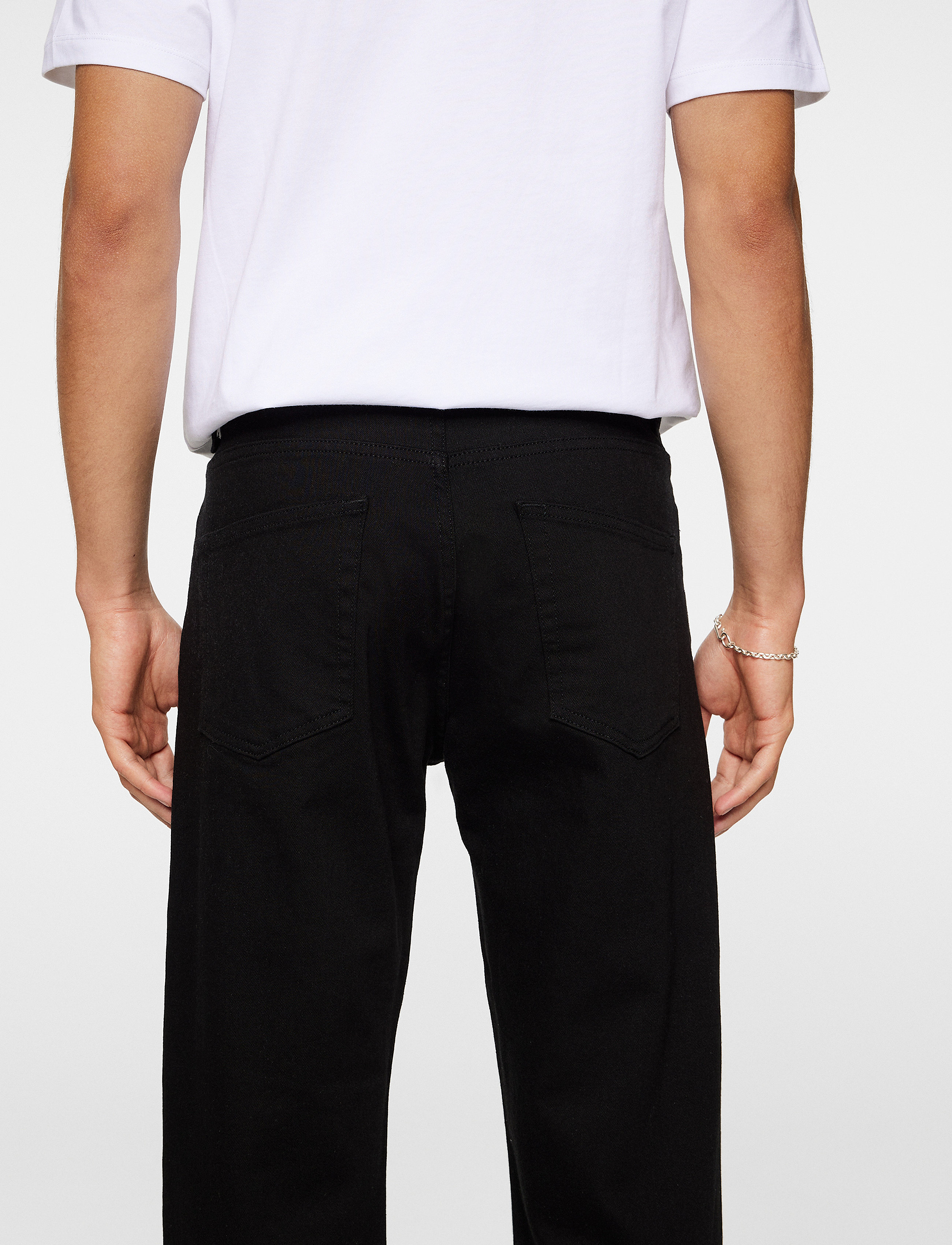 J. Lindeberg - Cody Stay Black Reg Jeans - regular jeans - black - 5