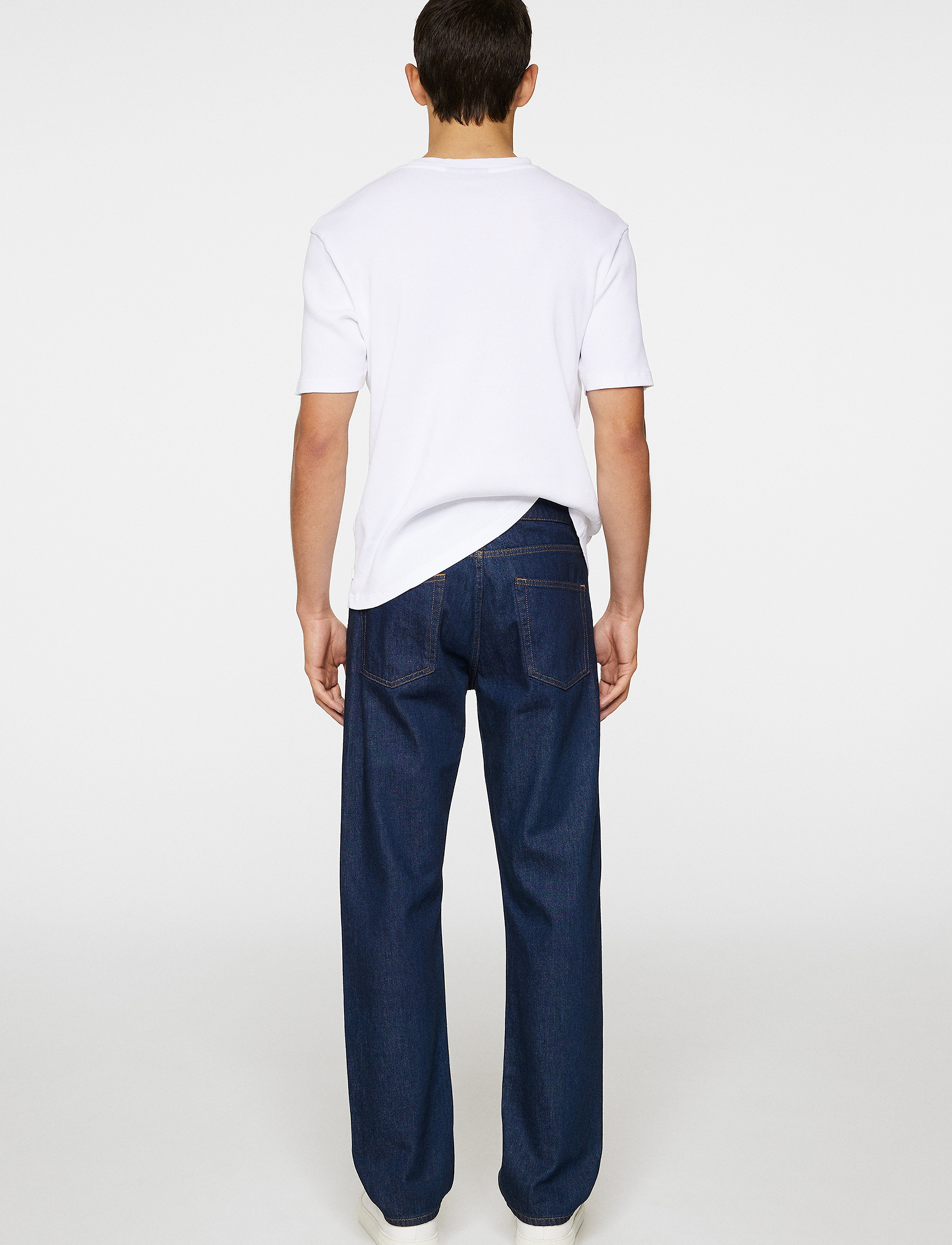 J. Lindeberg - Cody Rinsed Reg Jeans - beinar gallabuxur - dark blue - 3