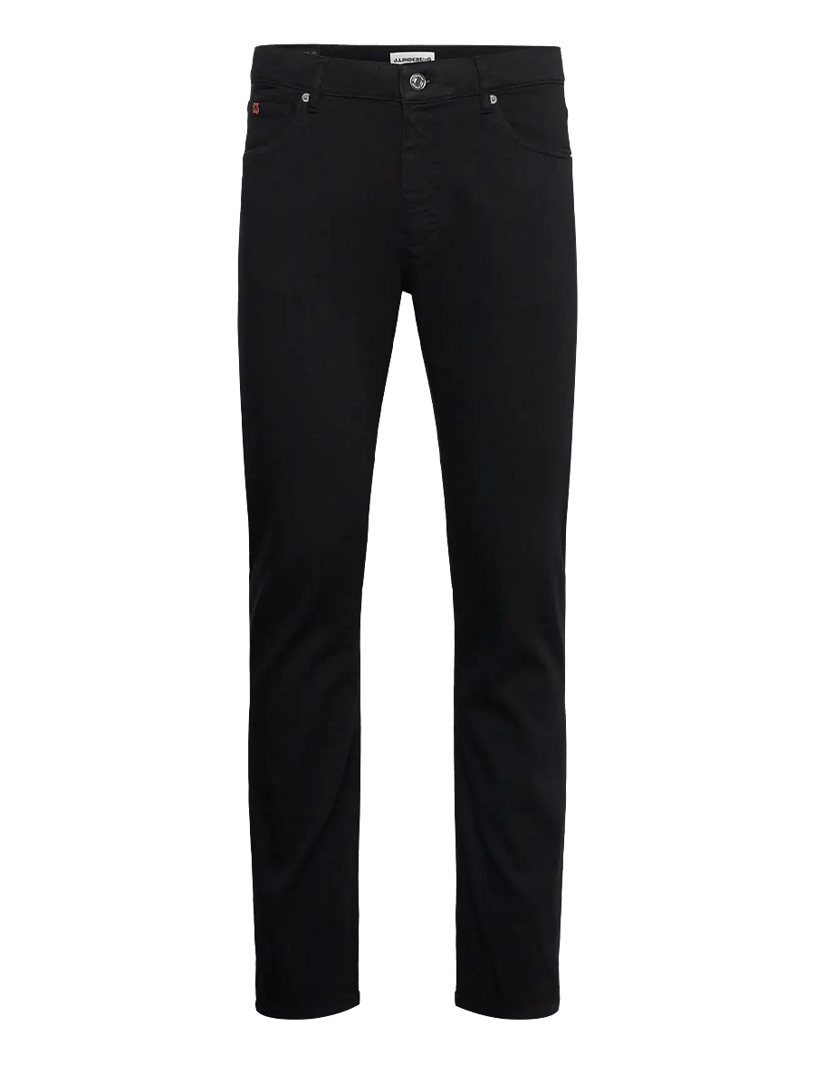 J. Lindeberg - Jax LHT Slim Jeans - kitsad teksad - black - 1