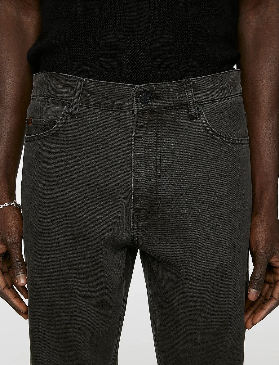 J. Lindeberg - Cody Biocoat Regular Jeans - beinar gallabuxur - asphalt - 5