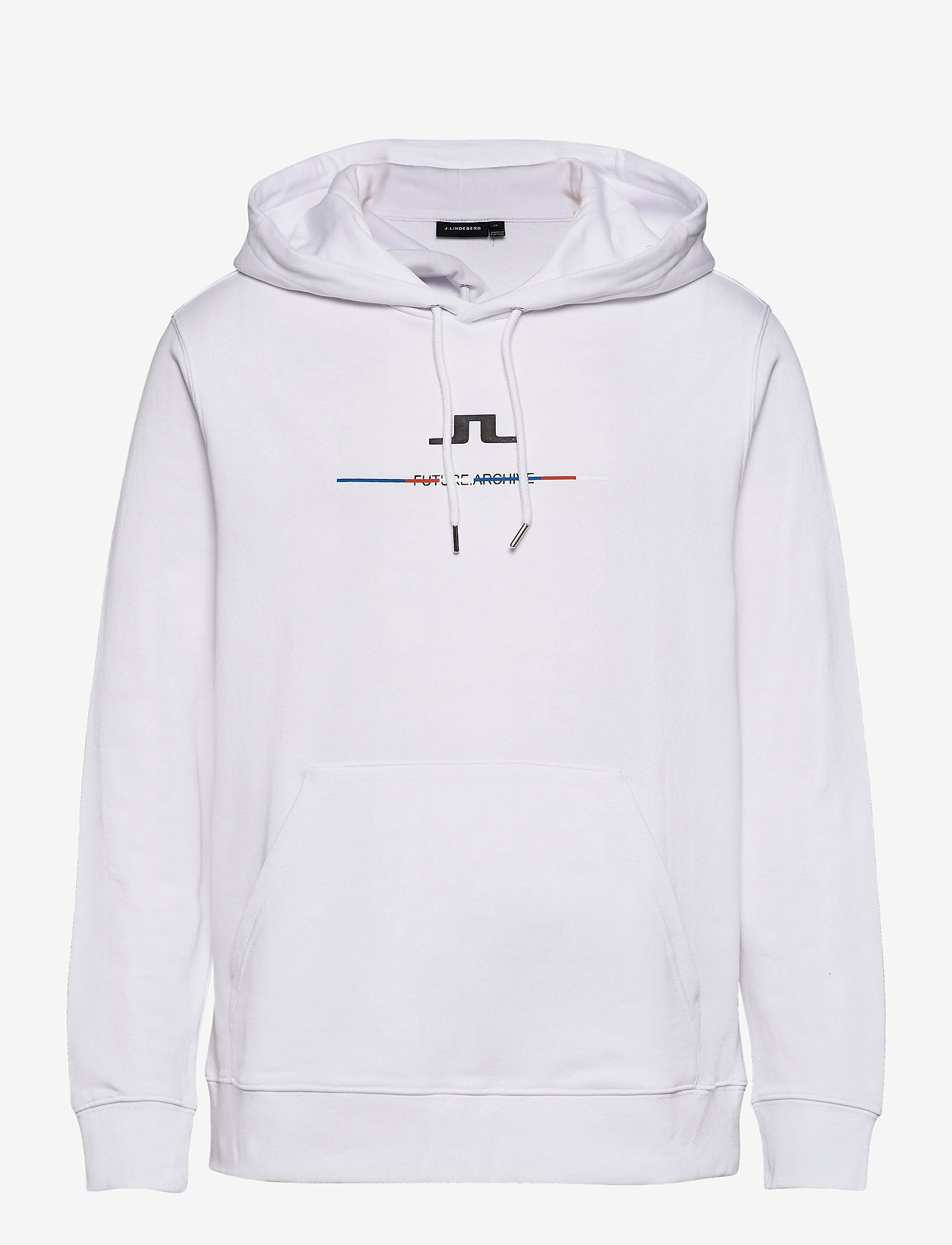 Thrust Hood-Ring Loop Sweat - WHITE