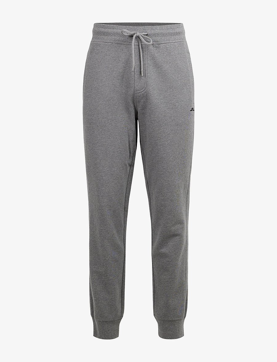 J. Lindeberg - Cal Sweat Pant - joggingbyxor - mid grey melange - 1