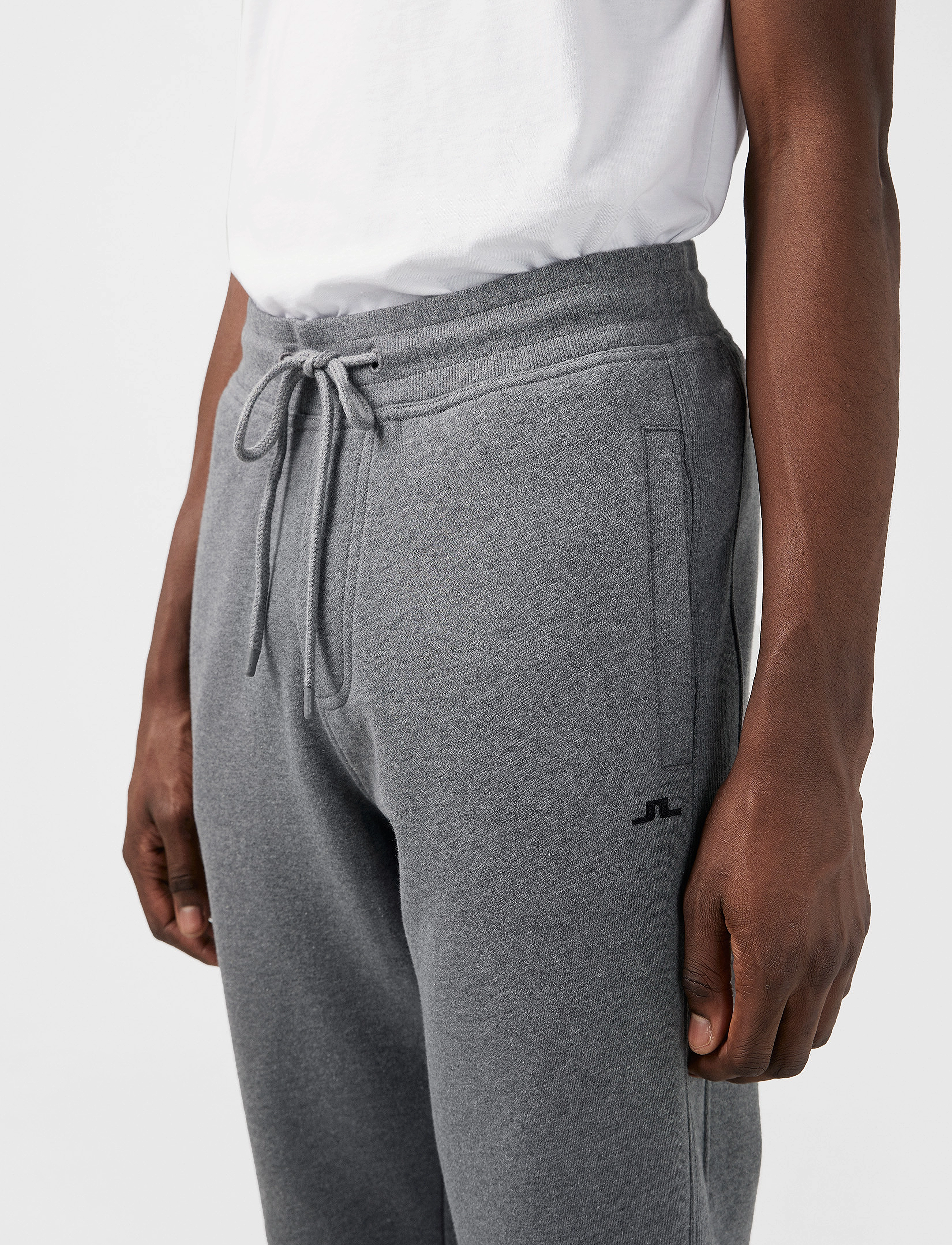 J. Lindeberg - Cal Sweat Pant - sweatpants - mid grey melange - 4
