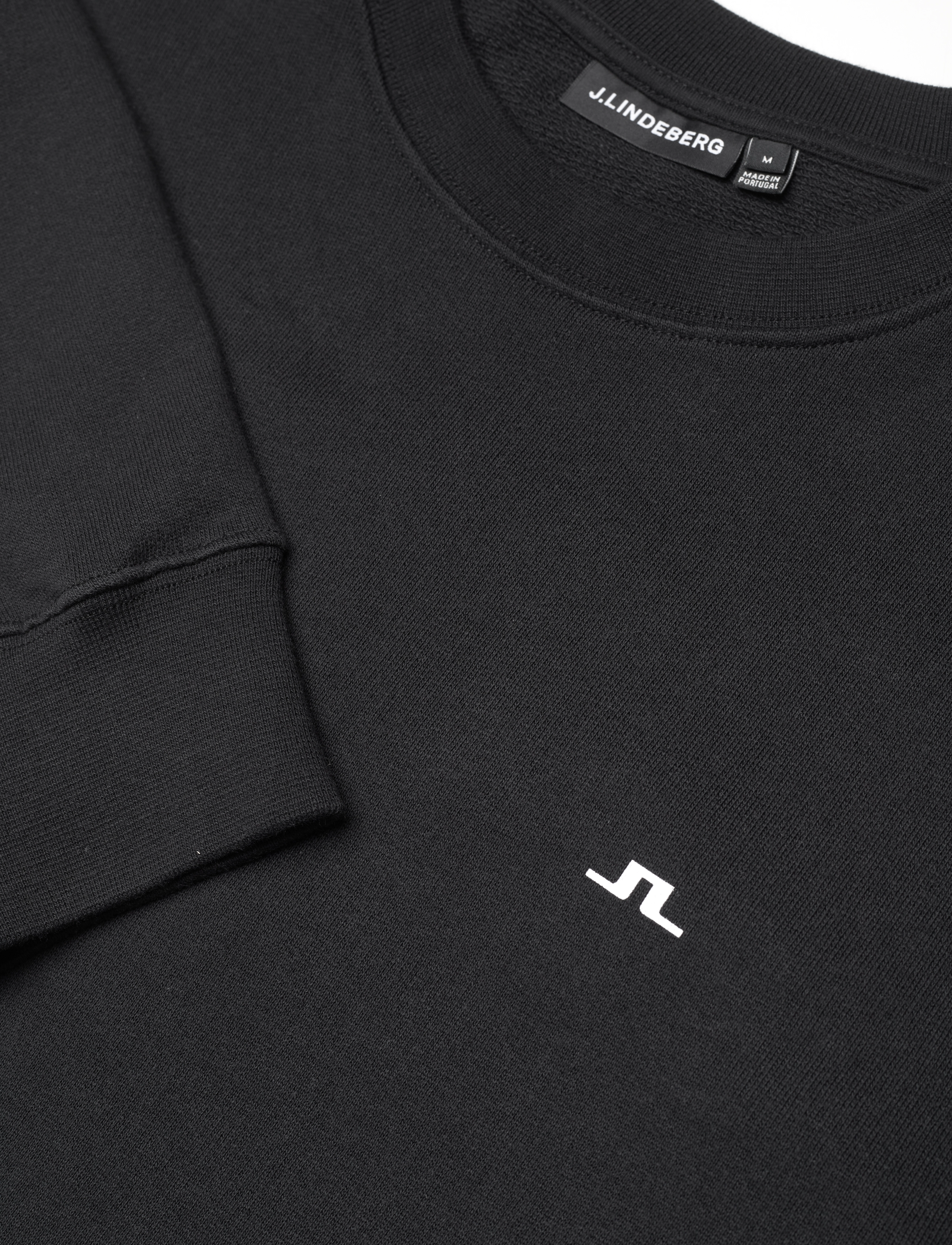 J. Lindeberg - M Crew Neck Sweat - sweatshirts - black - 2