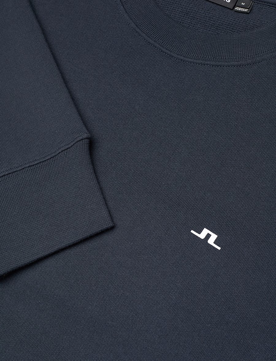 J. Lindeberg - M Crew Neck Sweat - sweatshirts - jl navy - 2