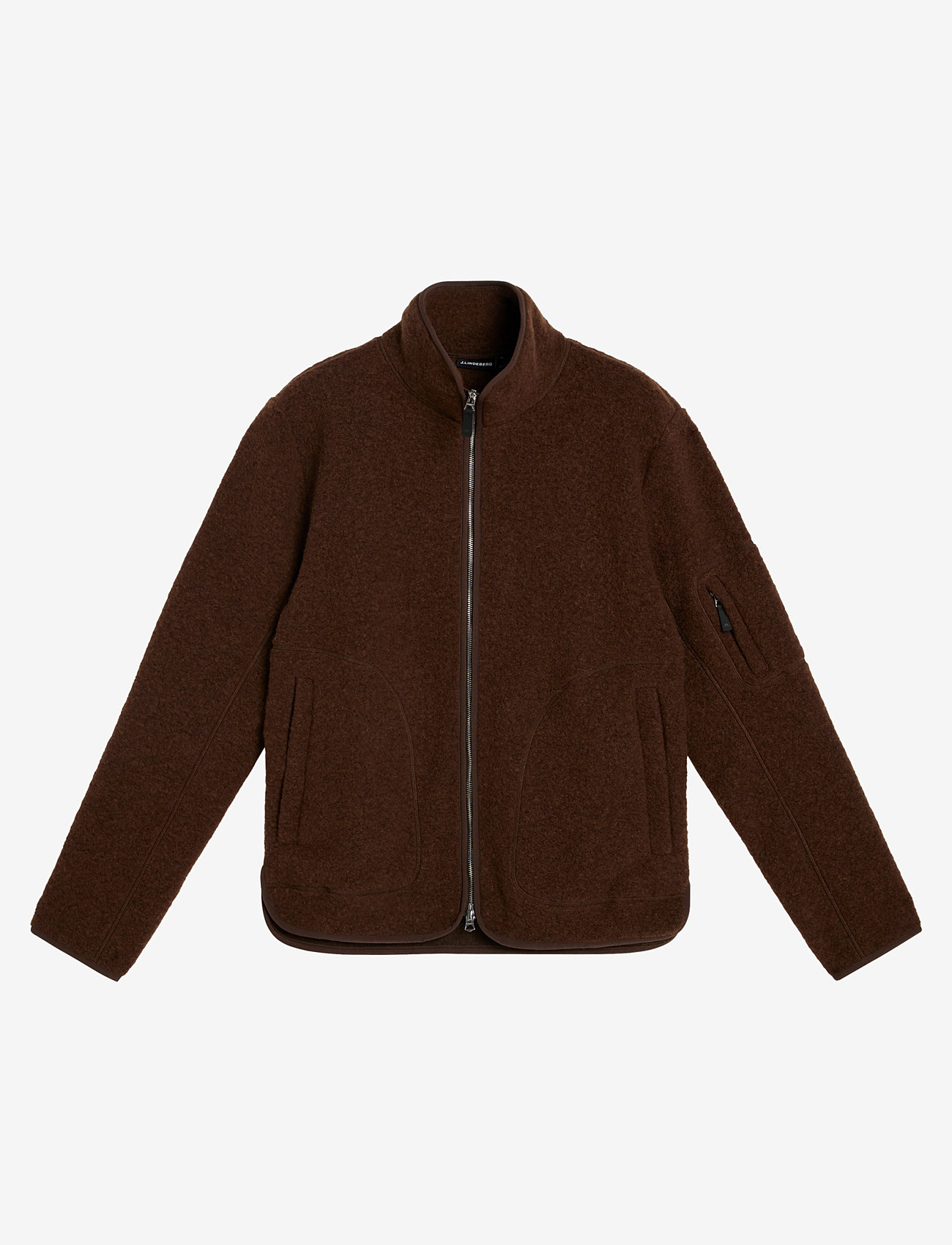 J. Lindeberg - Dustin Wool Fleece Jacket - sweatshirts - delicioso - 0