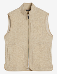 Duncan Wool Fleece Vest - OYSTER GRAY