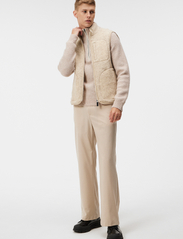 J. Lindeberg - Duncan Wool Fleece Vest - sweatshirts - oyster gray - 3