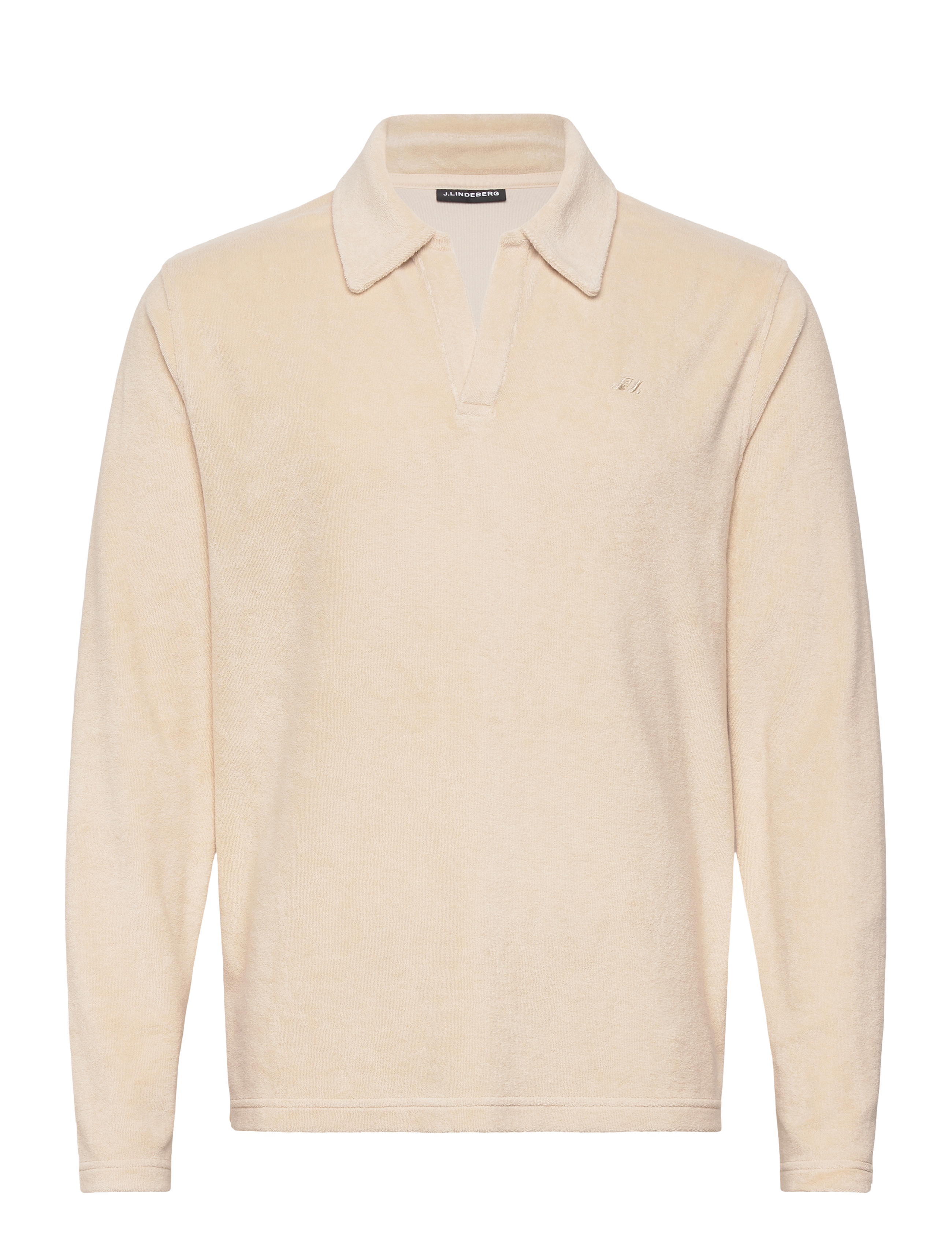 J. Lindeberg Thomas Terry Shirt - Stickade pikéer - MOONBEAM / cream