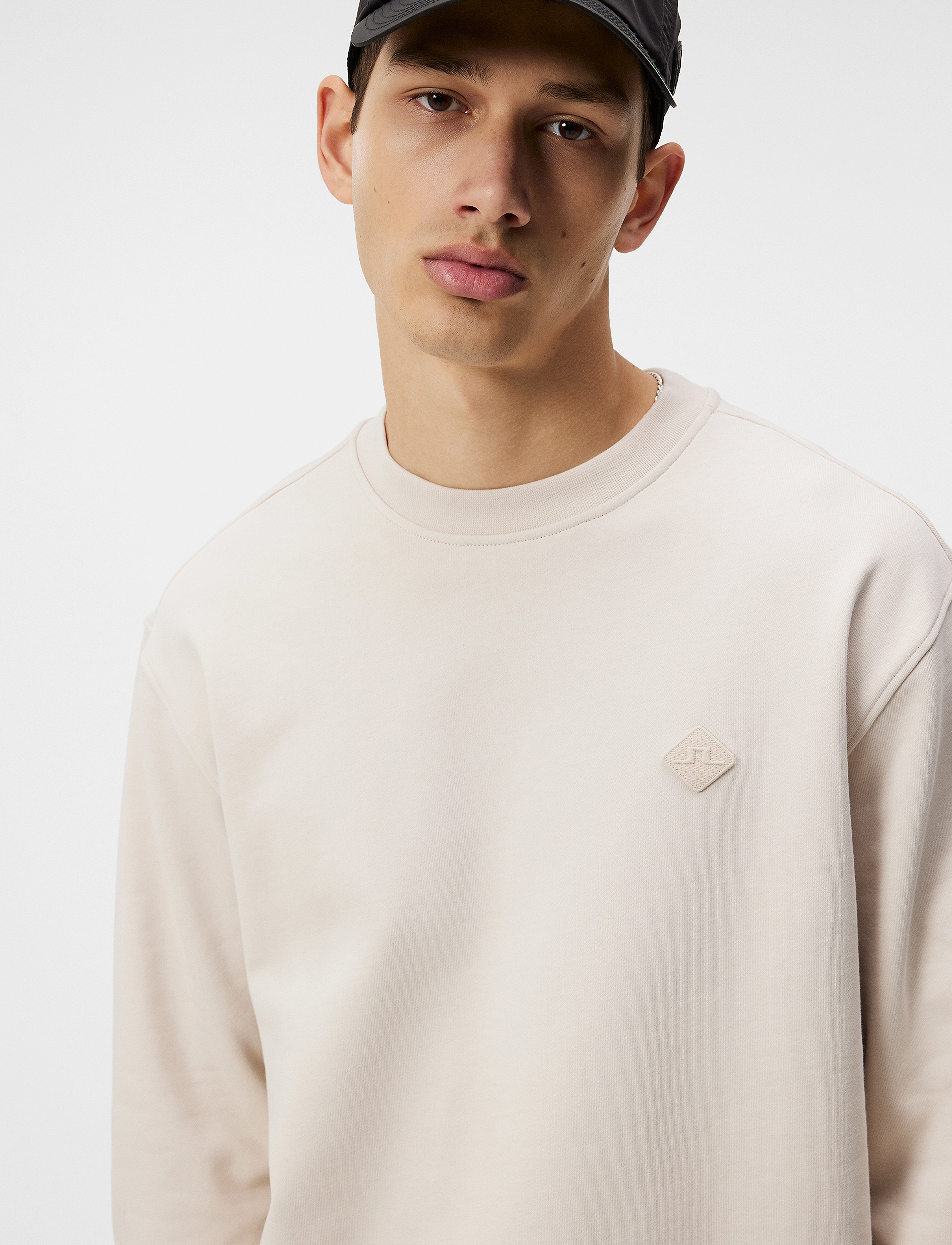 J. Lindeberg - Thorne Crew Neck - moonbeam - 5