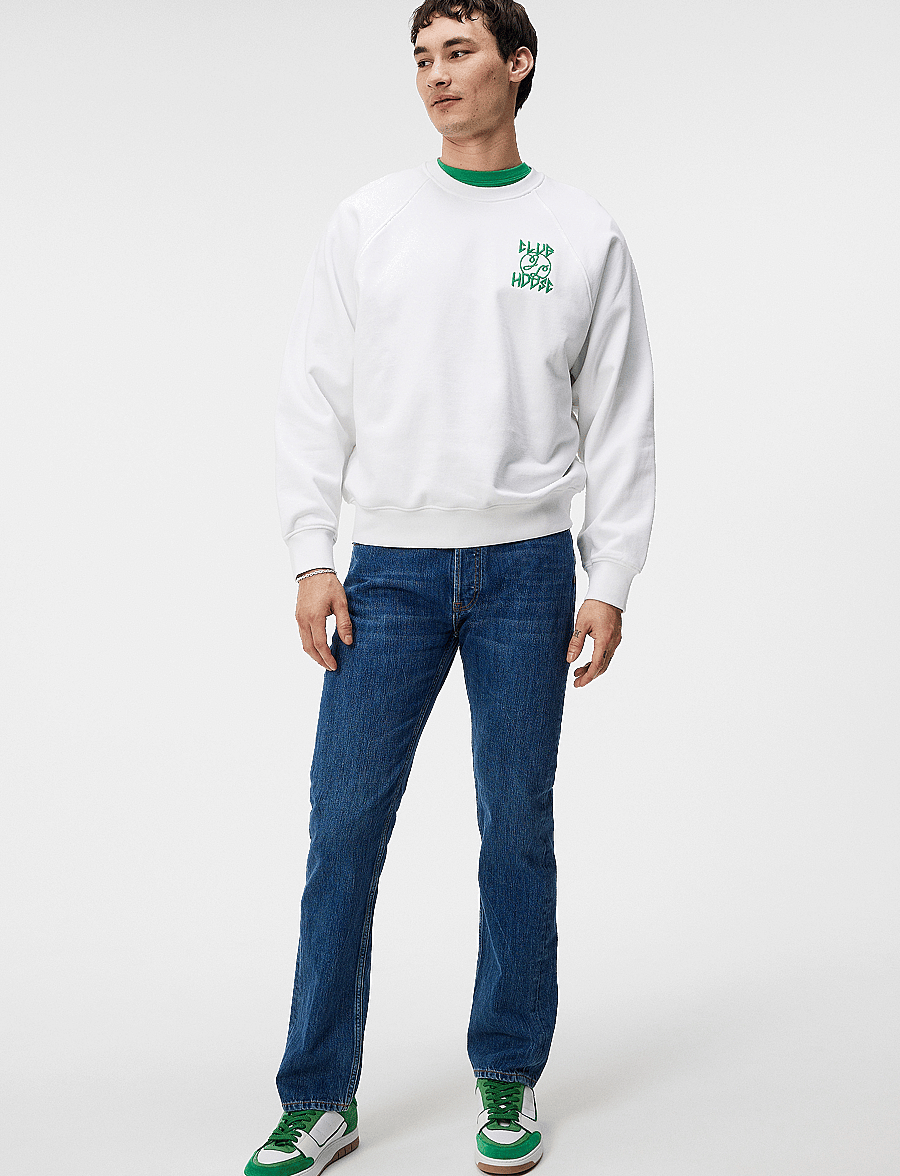 J. Lindeberg - Callan Printed Crew - dressipluusid - white - 3