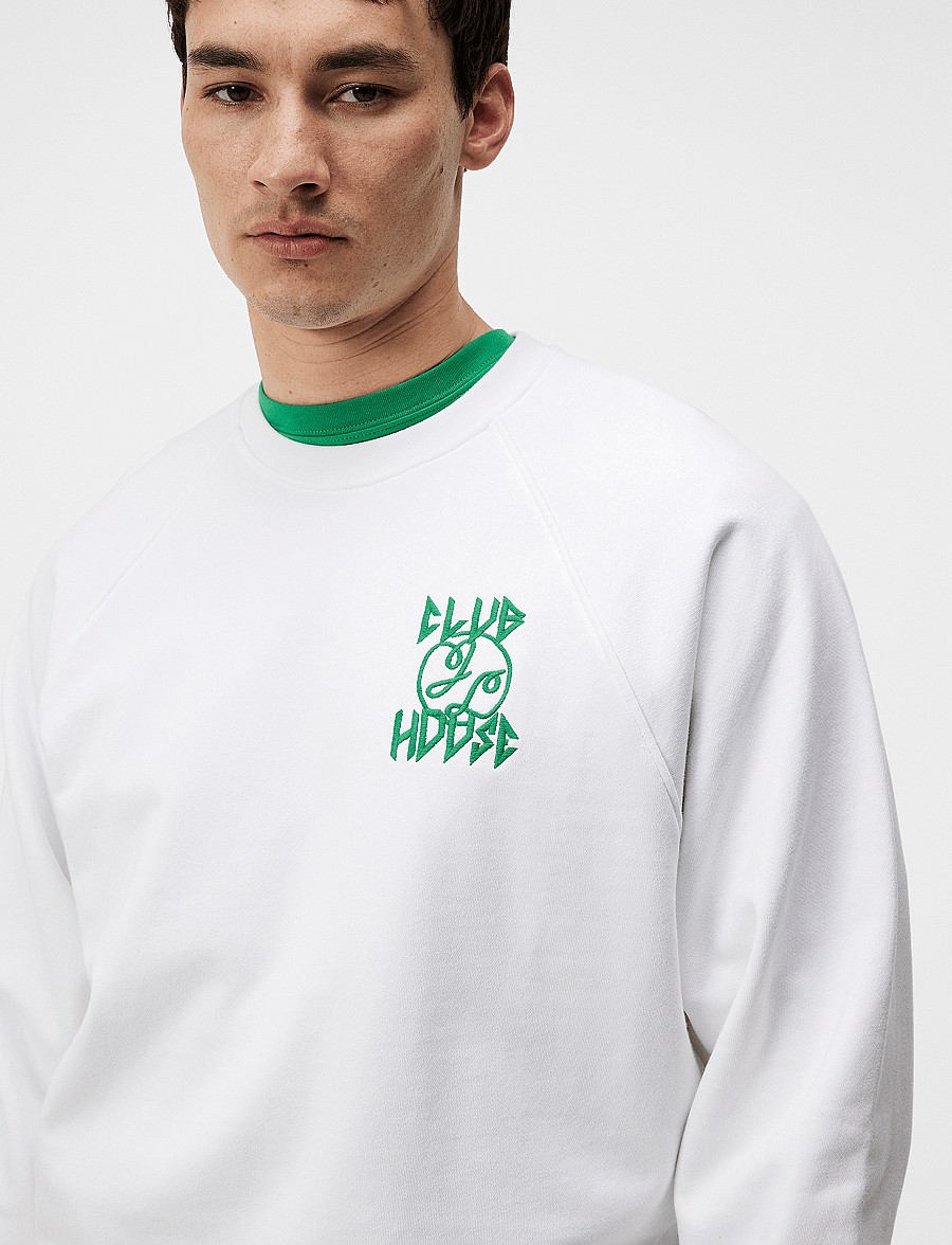 J. Lindeberg - Callan Printed Crew - dressipluusid - white - 5