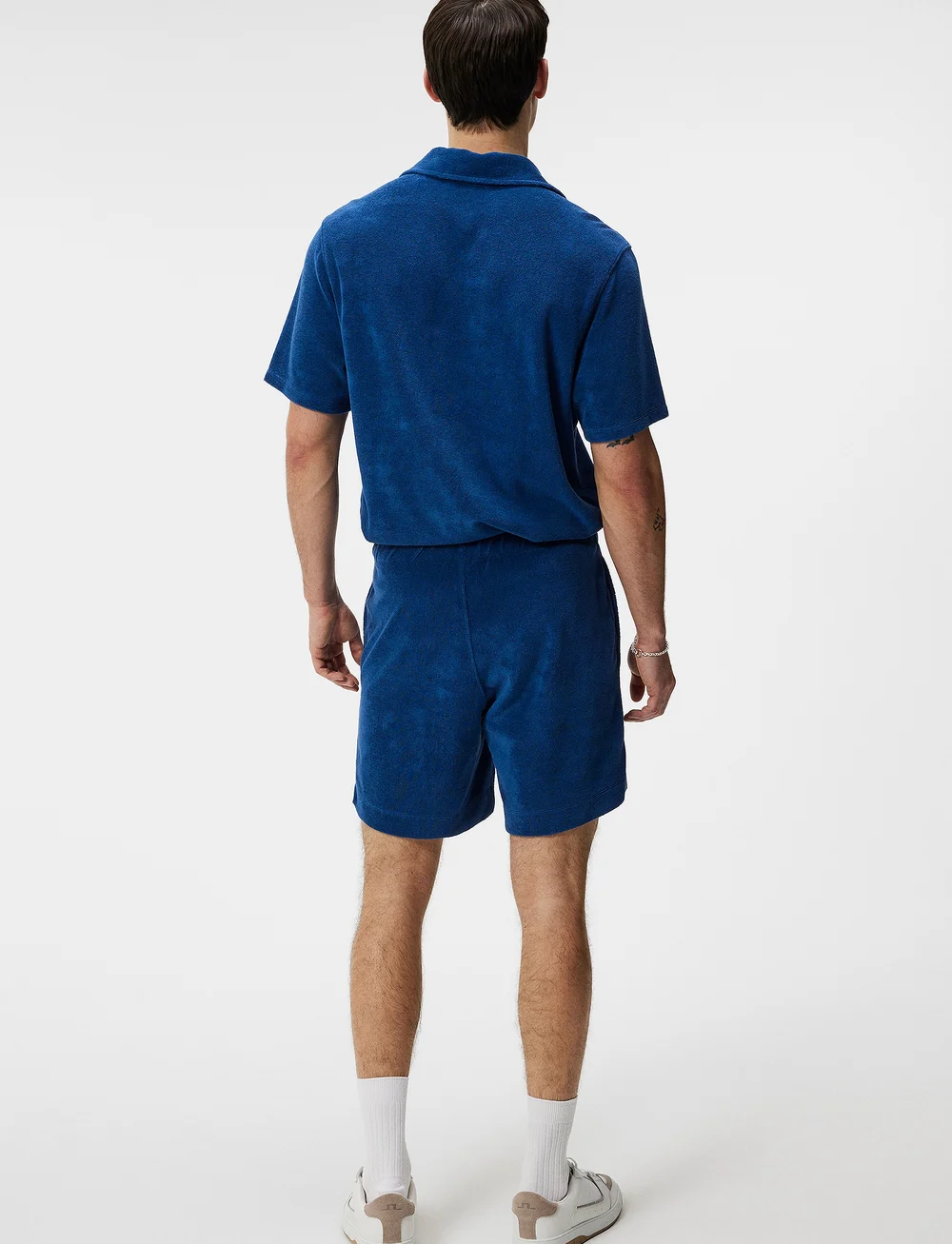 J. Lindeberg - Allan Terry Shorts - sweatshorts - estate blue - 3