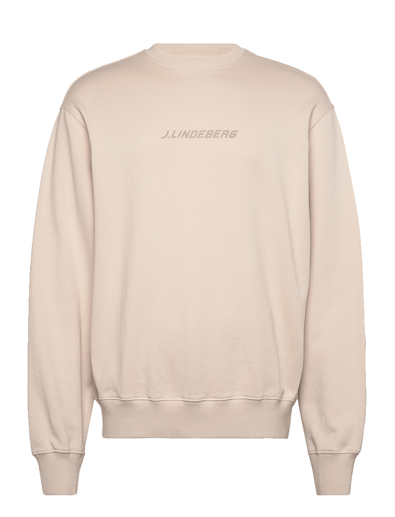 J. Lindeberg - Callan Logo Crew Neck - osta olukorra järgi - moonbeam - 1