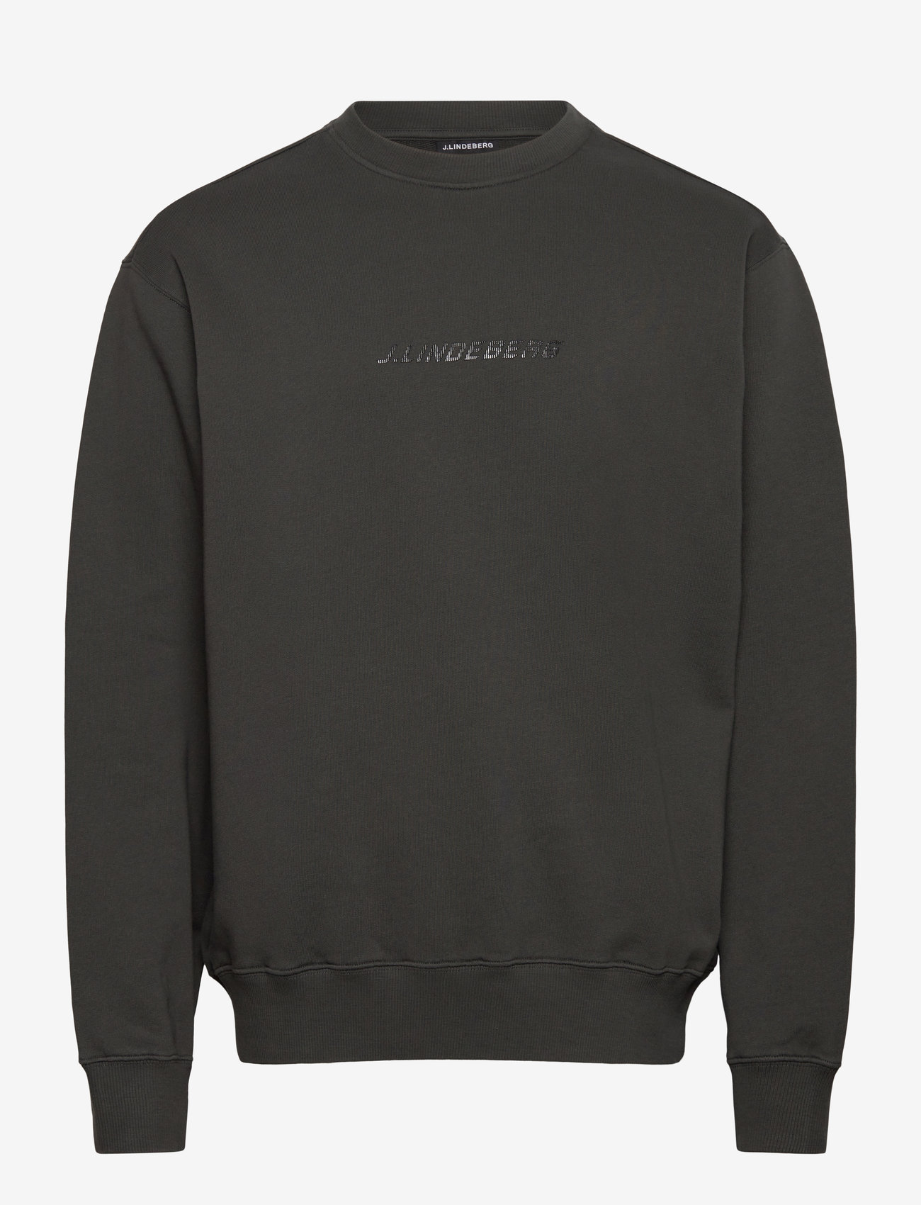 J. Lindeberg - Callan Logo Crew Neck - shop efter anledning - washed black - 1