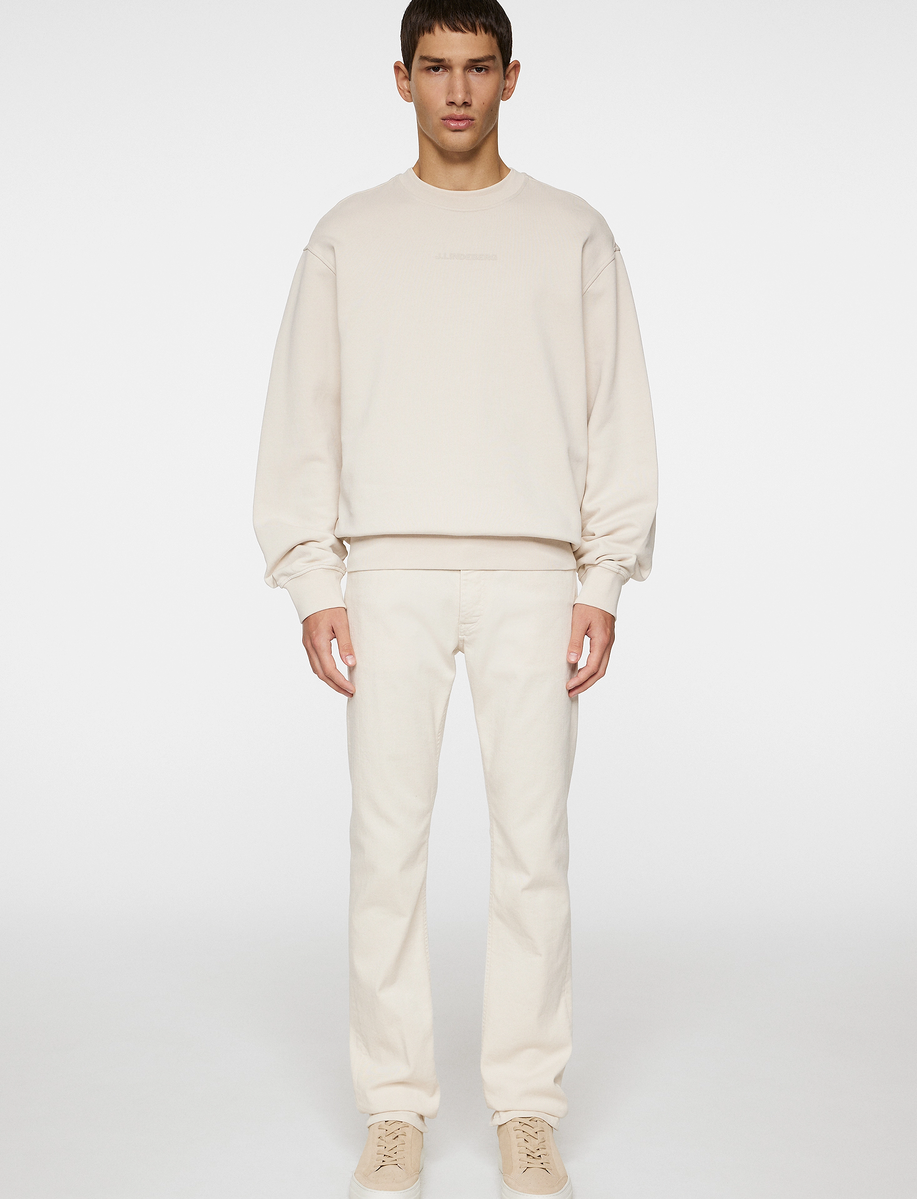 J. Lindeberg - Callan Crew Neck - moonbeam - 4
