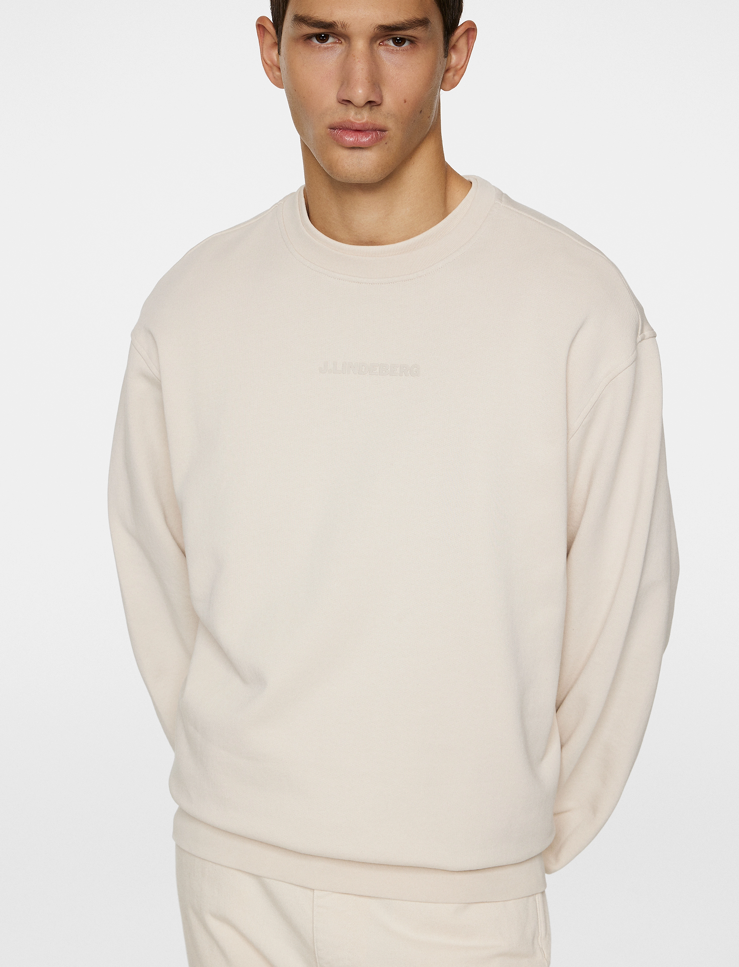J. Lindeberg - Callan Crew Neck - moonbeam - 5