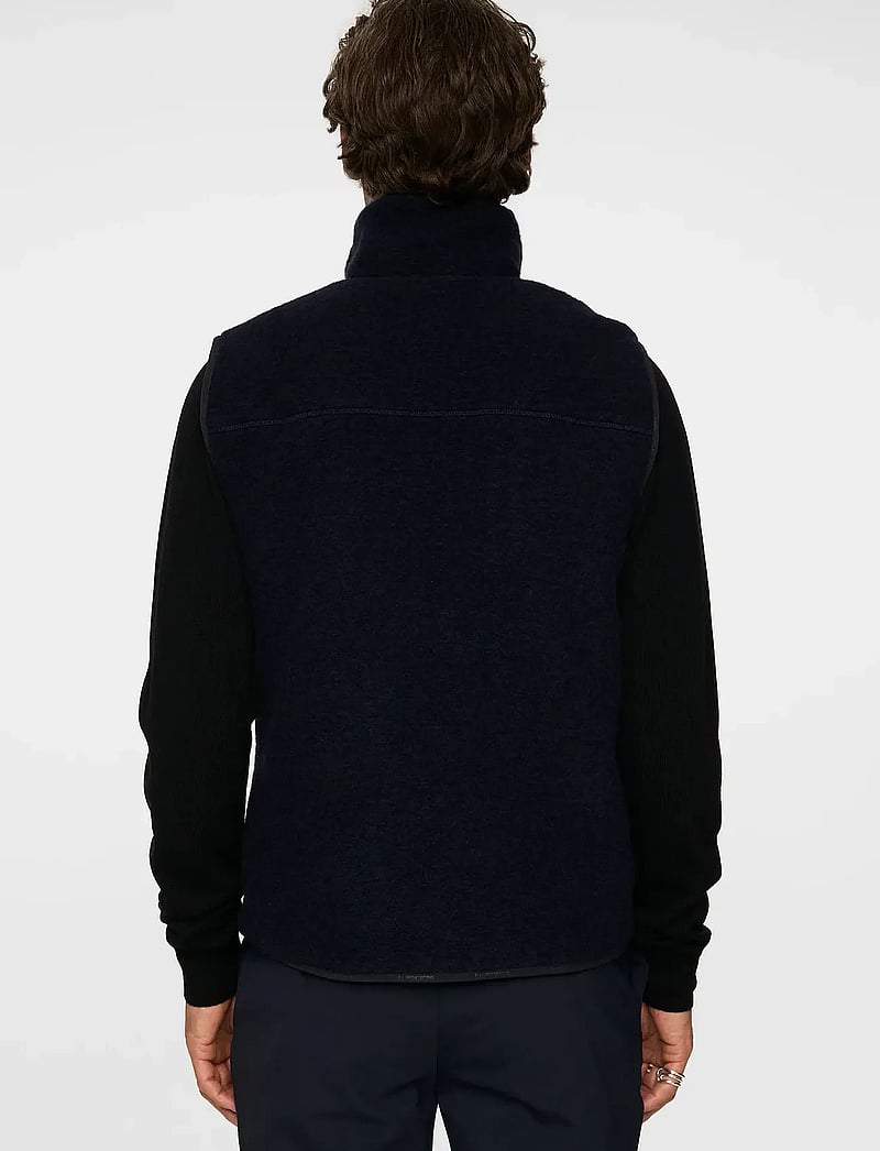 J. Lindeberg - Duncan Wool Fleece Vest - westen - jl navy - 3